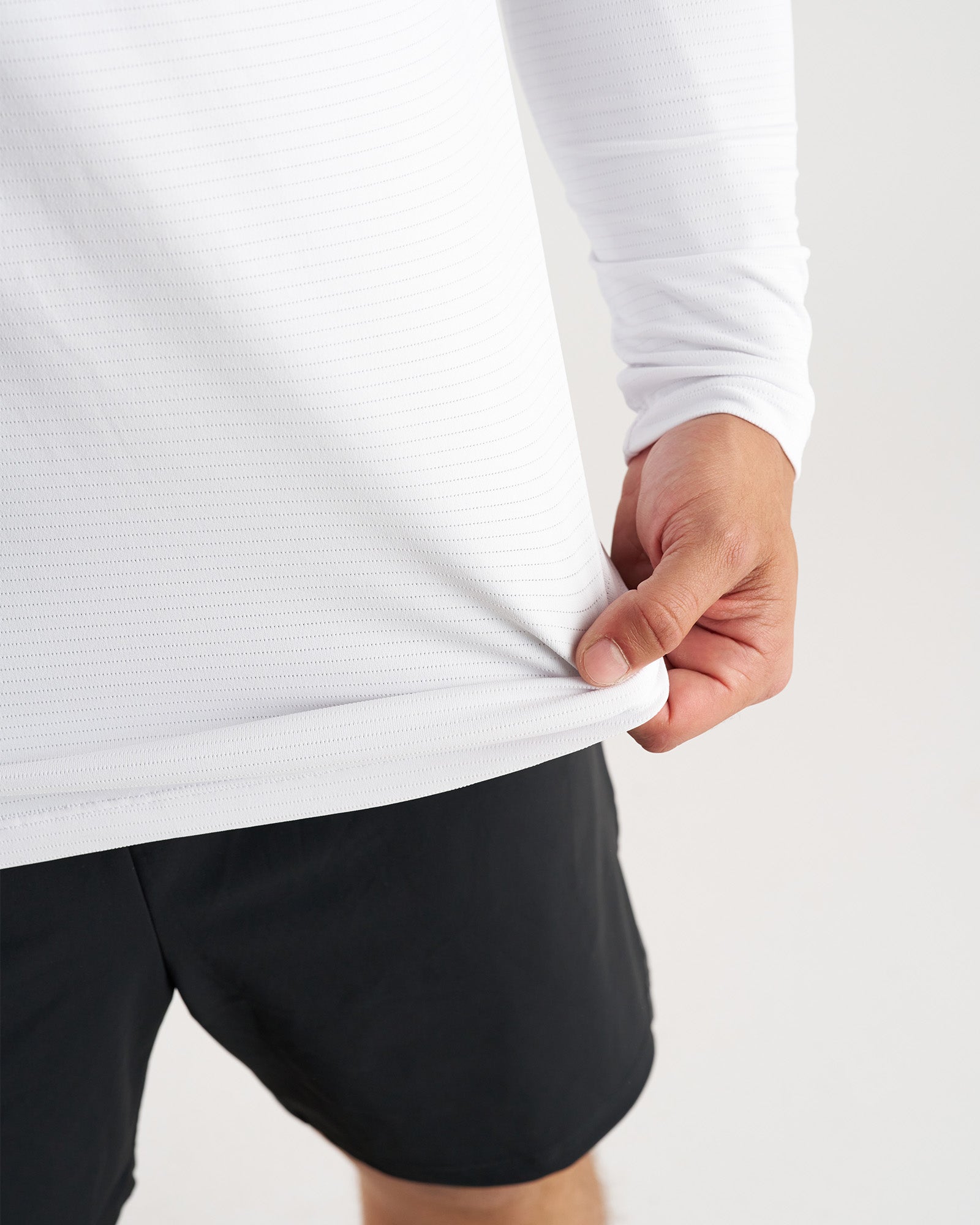 Aion-Lite™ Long Sleeve "Three Nails" - White