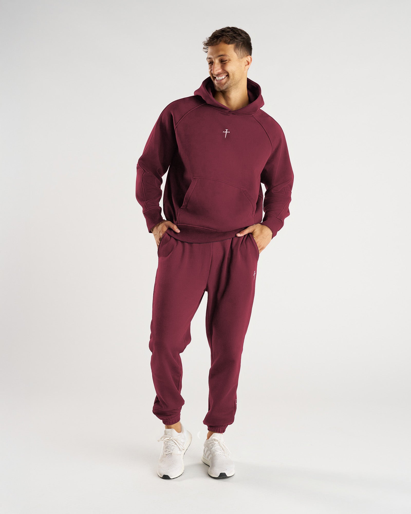 Signature Fleece Sweatpants - Merlot