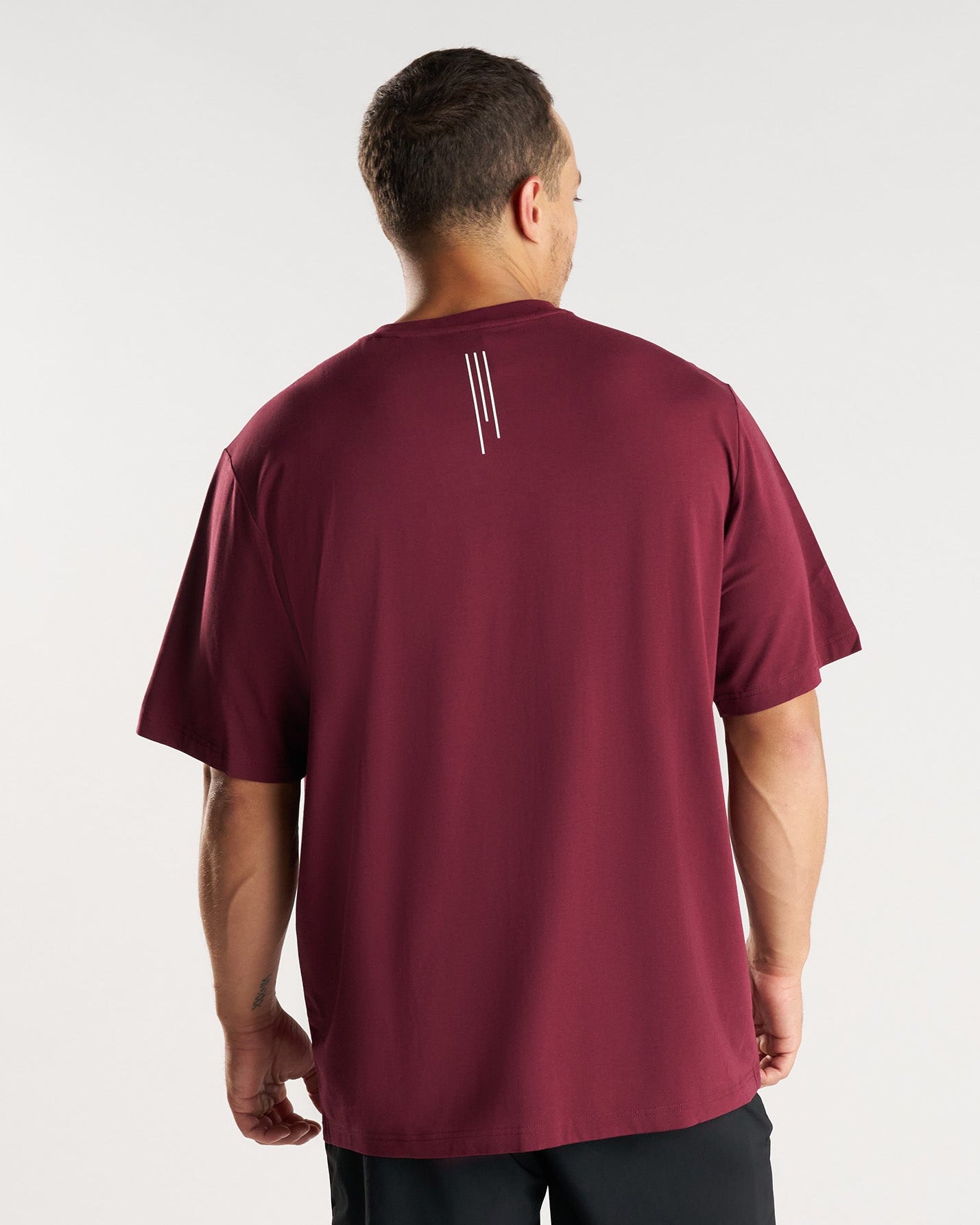Core Oversized Tee - Merlot