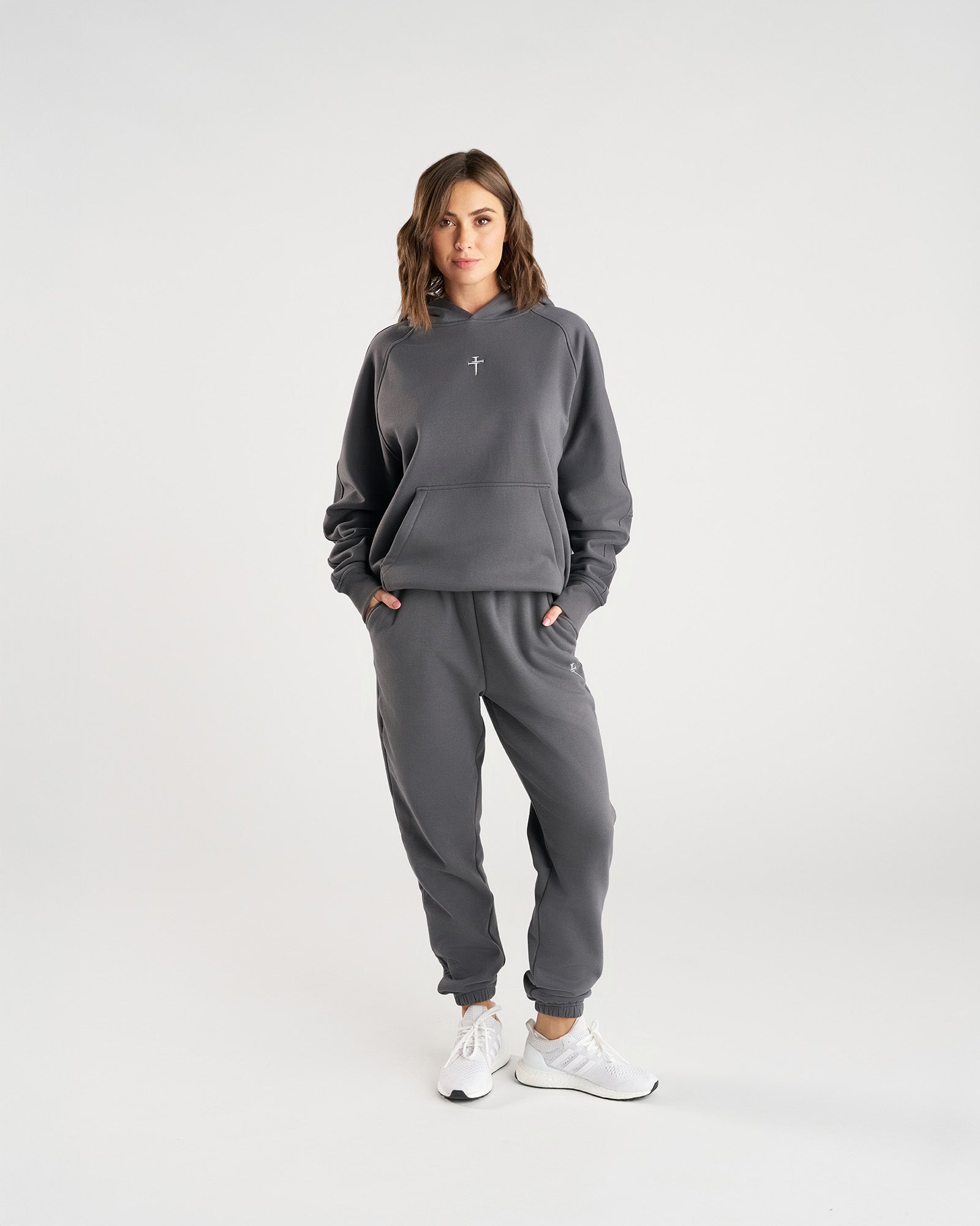 Signature Fleece Hoodie - Space Grey