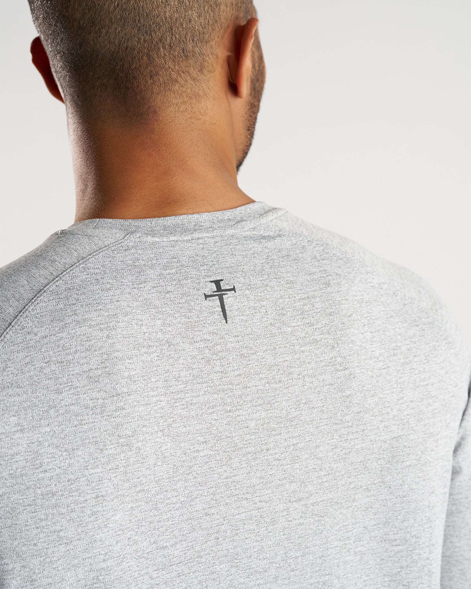 Aion-Lite™ Long Sleeve "Three Nails" - Grey Marl