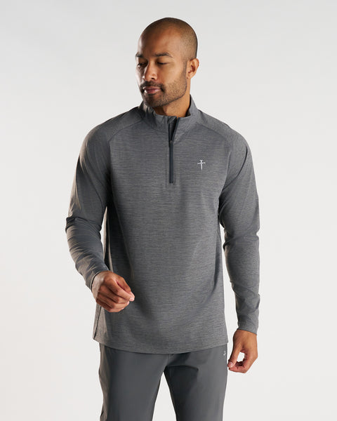 Core Quarter Zip - Space Grey Marl