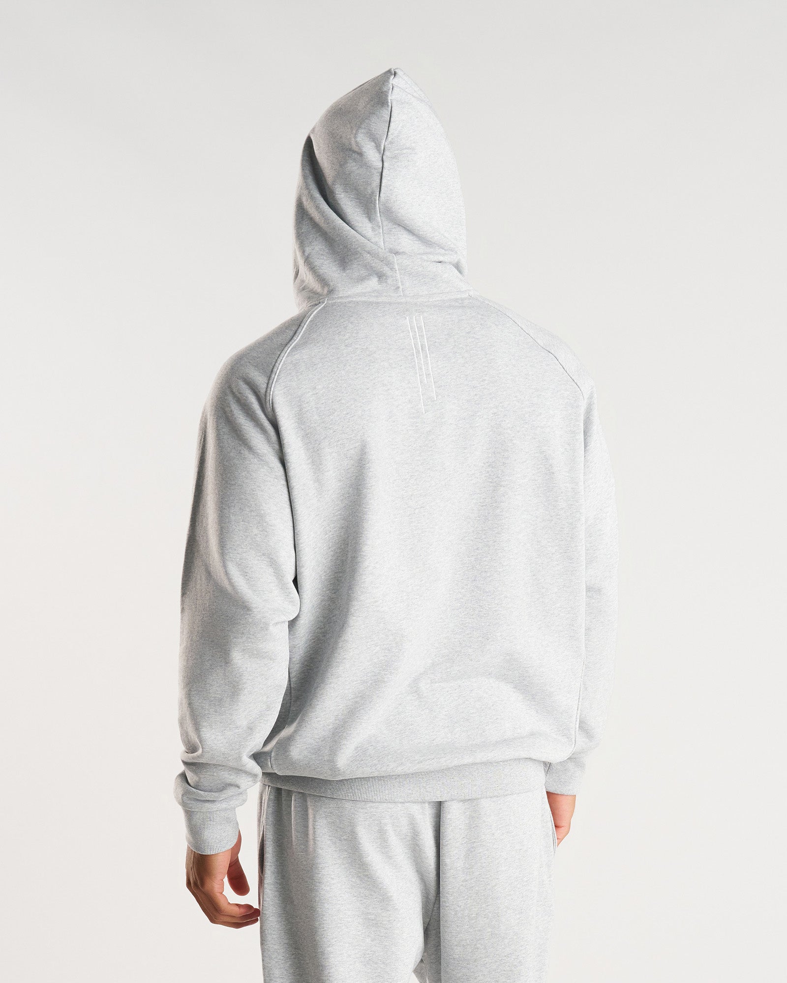 French Terry Hoodie - Heather Grey
