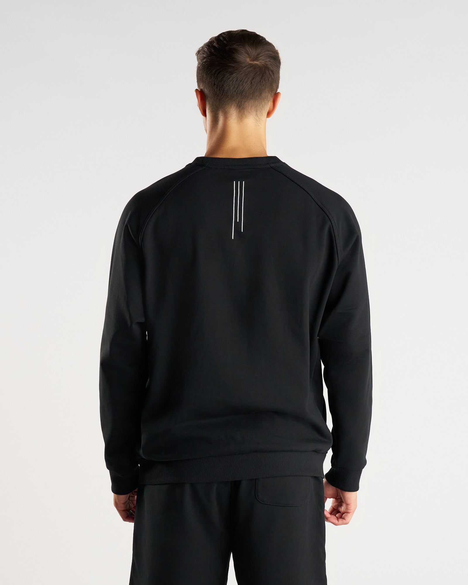 French Terry Crewneck - Black