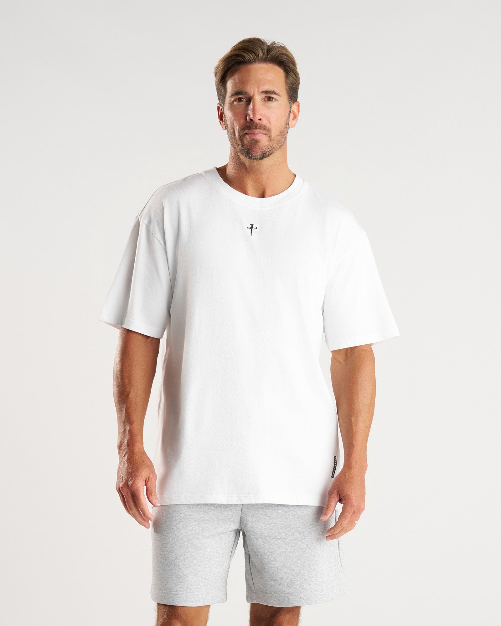 Heavyweight Cotton Oversized Tee - White
