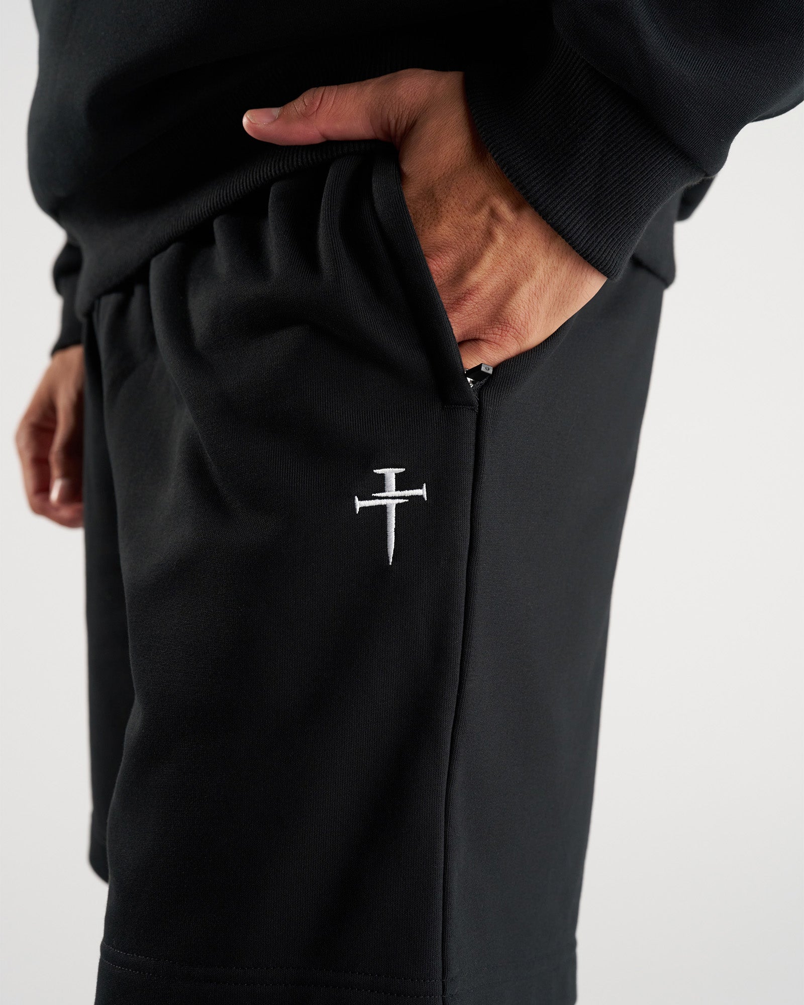 French Terry Sweatshorts - Black