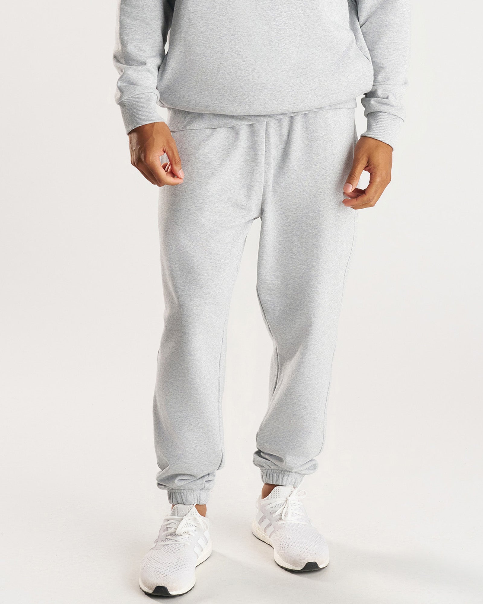 French Terry Sweatpants - Heather Grey