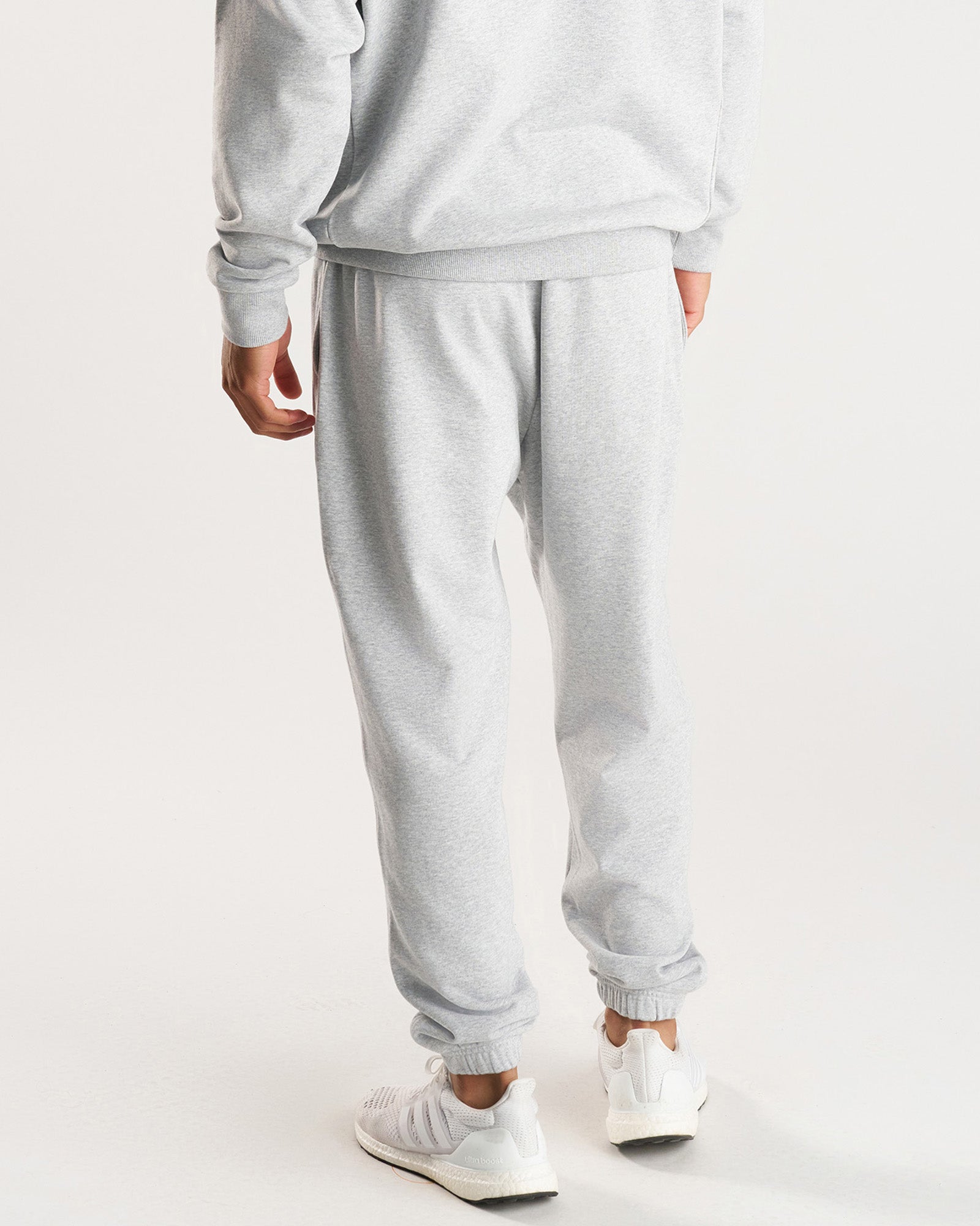 French Terry Sweatpants - Heather Grey
