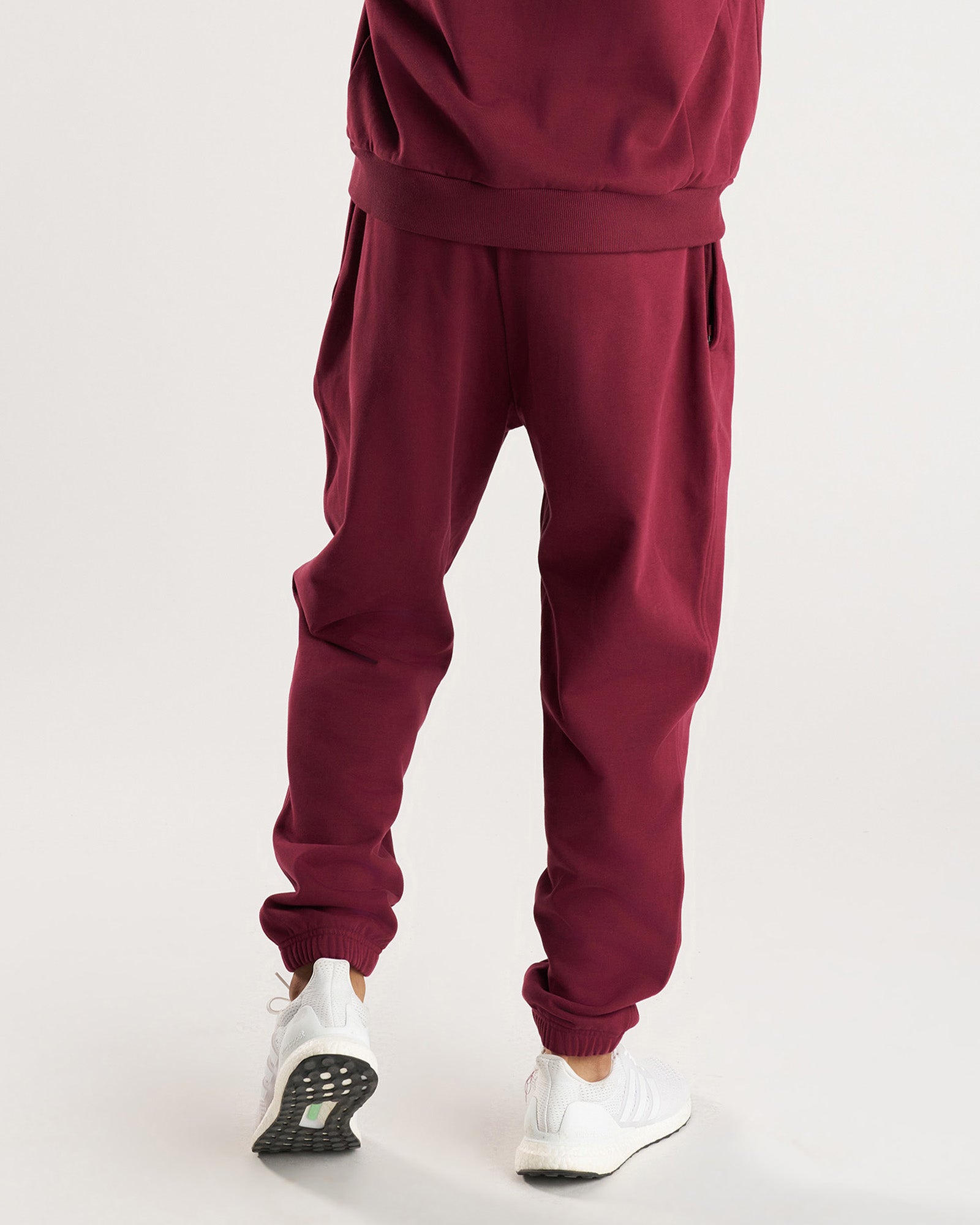 French Terry Sweatpants - Merlot