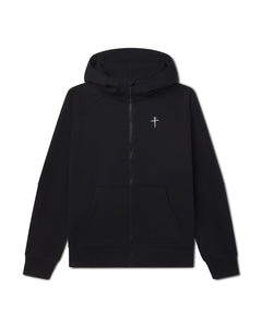 Full Zip Tech Fleece Hoodie - Black