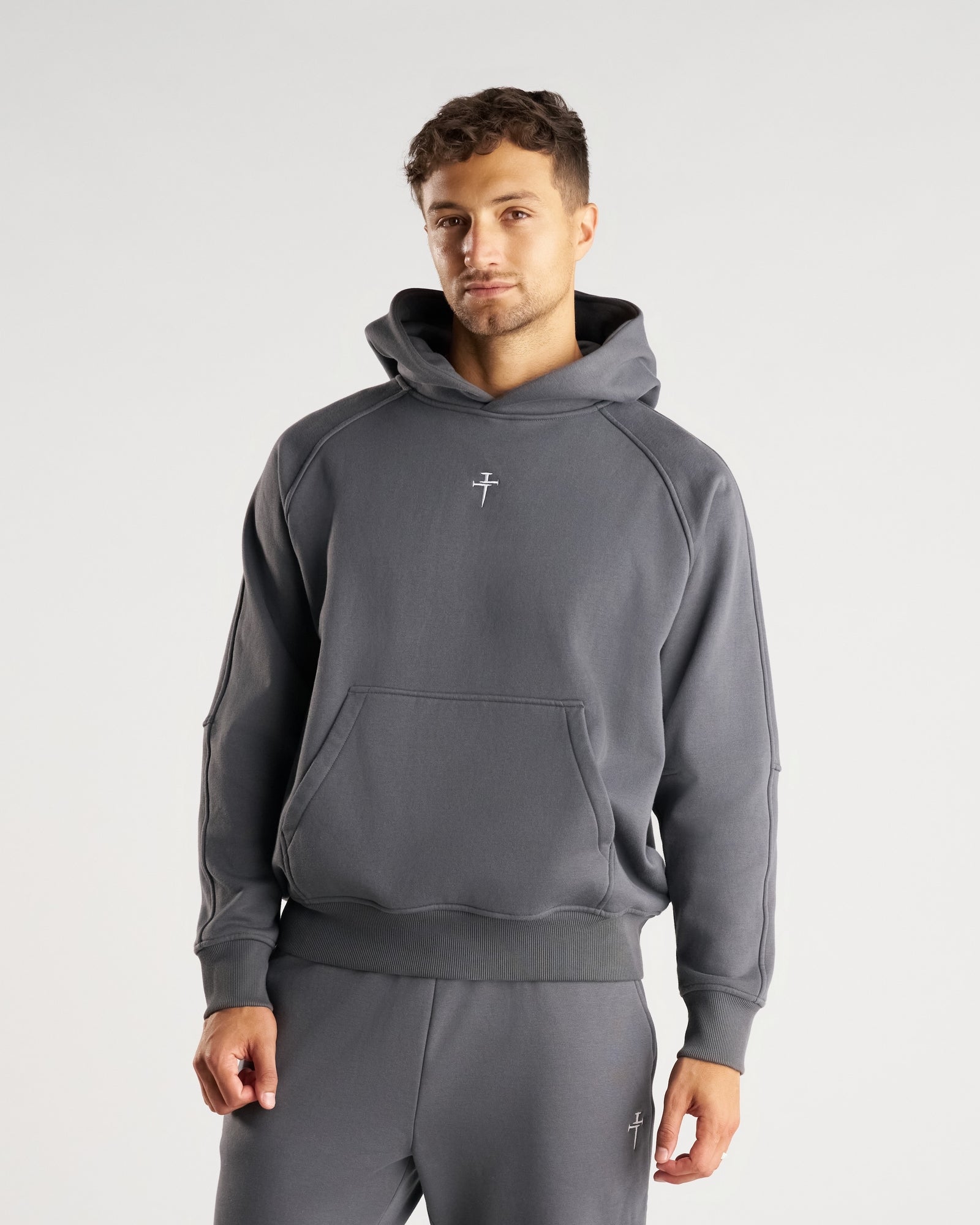 Signature Fleece Hoodie - Space Grey