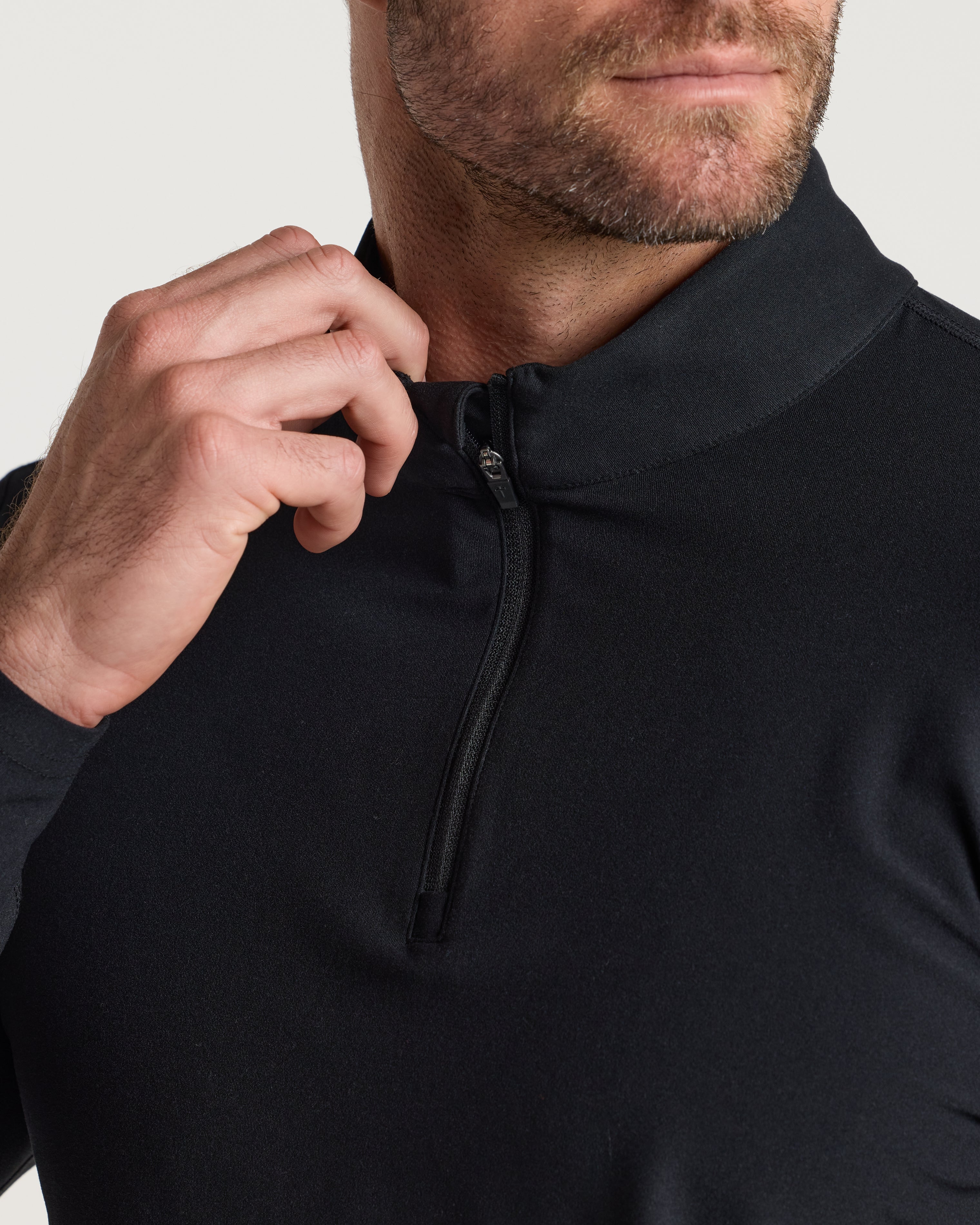 Haven Performance Quarter Zip - Black