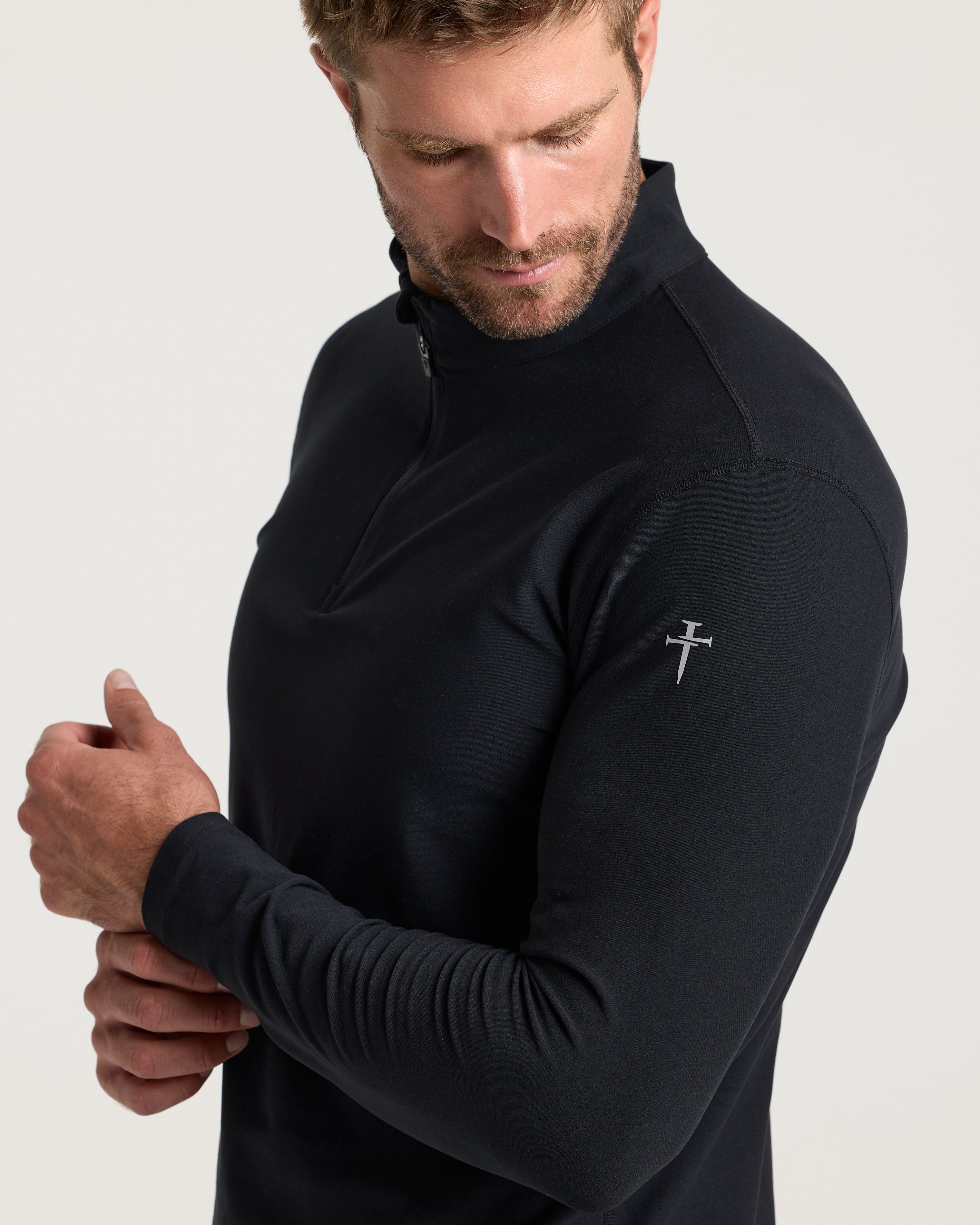 バーグ Haven Performance Quarter Zip - Black