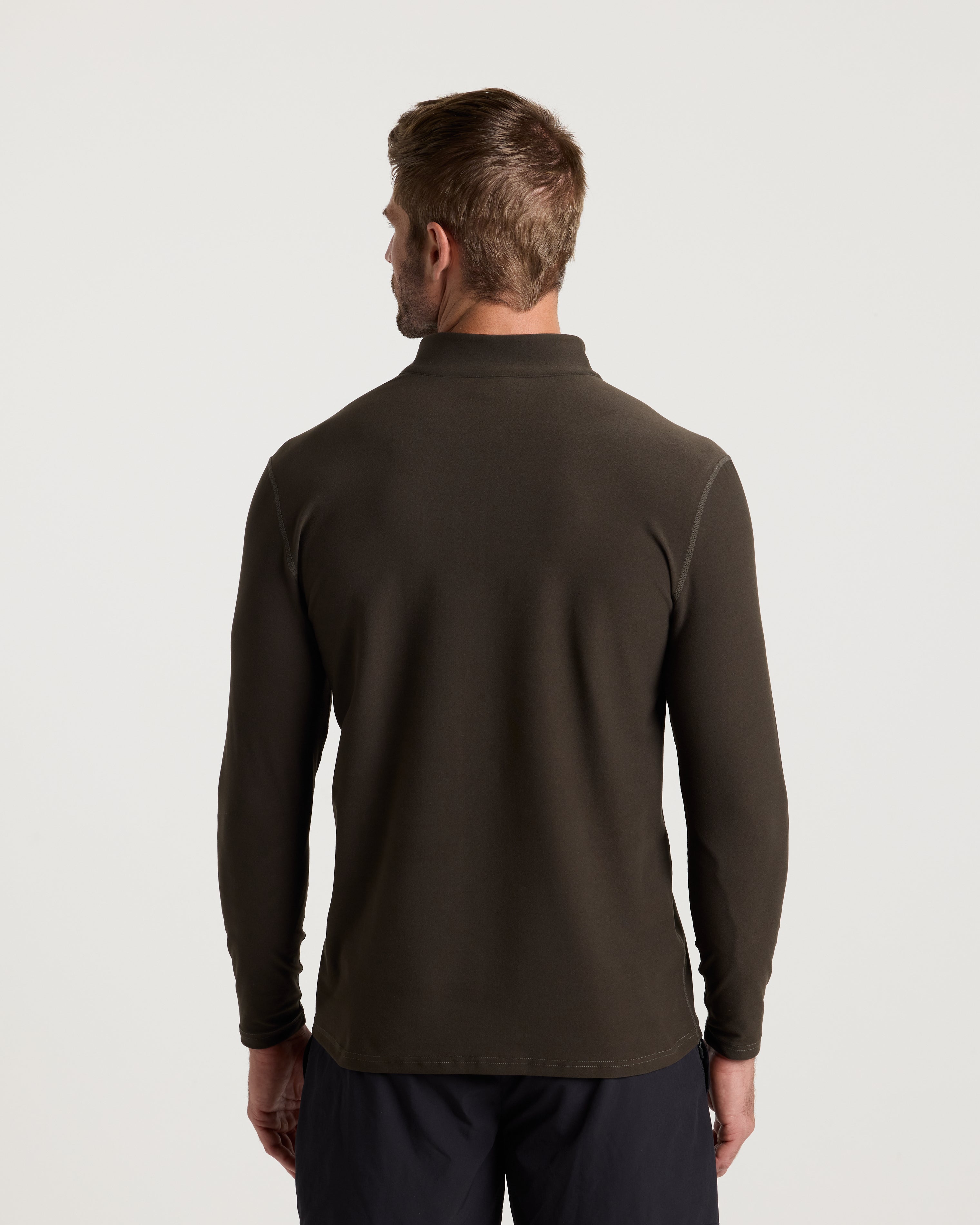 Haven Performance Quarter Zip - Burnt Olive