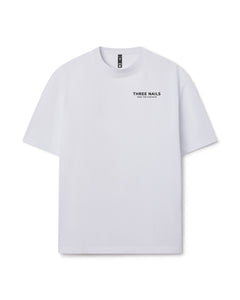 Heavyweight Cotton Oversized Tee [Seek The Kingdom] - White