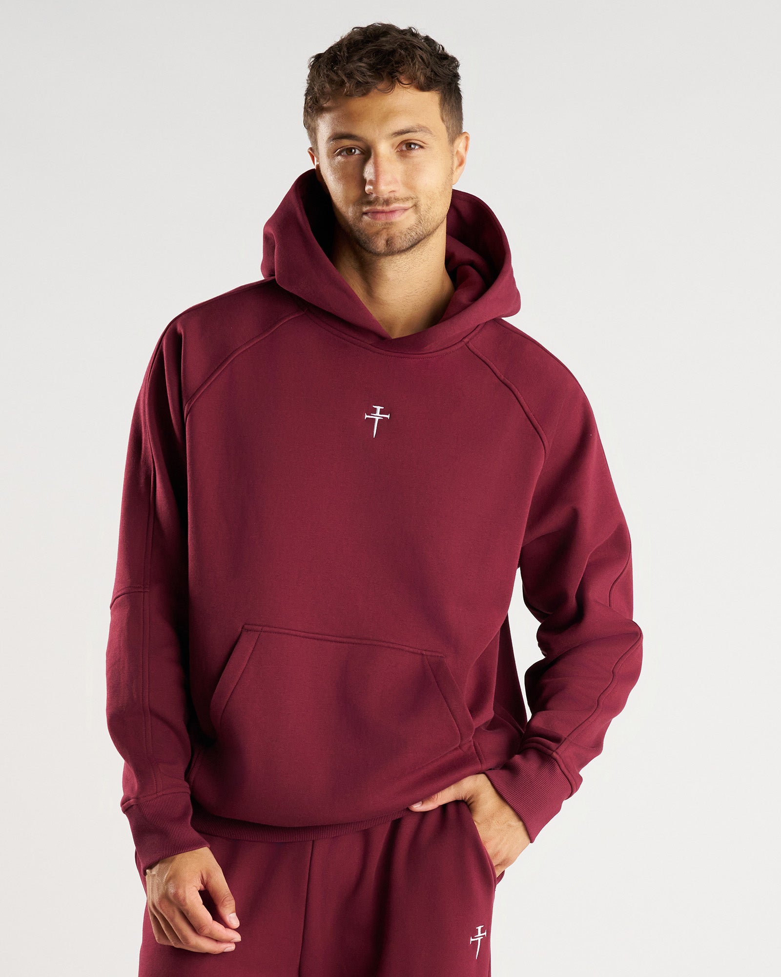 Signature Fleece Hoodie - Merlot