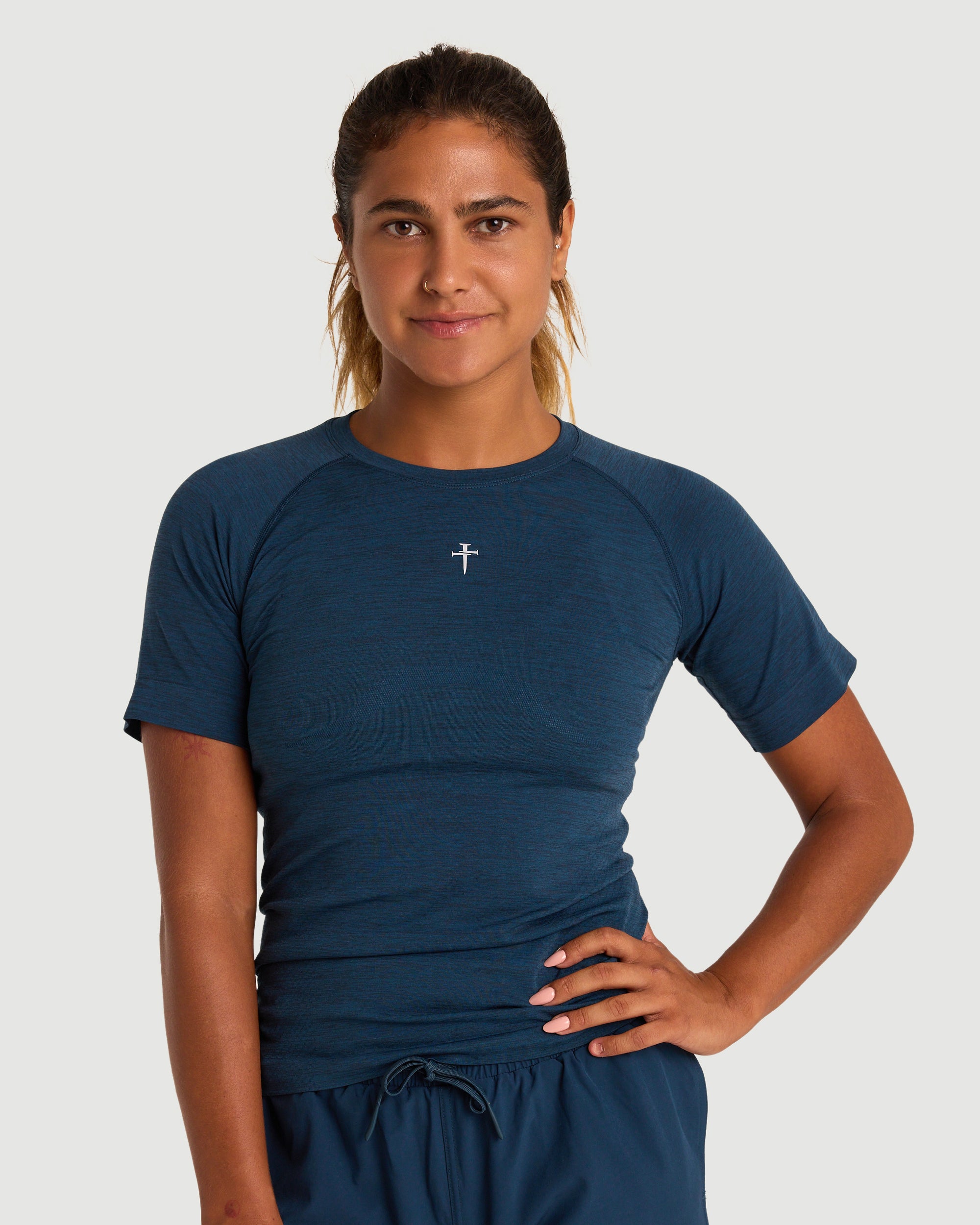 Women's Seamless Tee - Midnight Navy