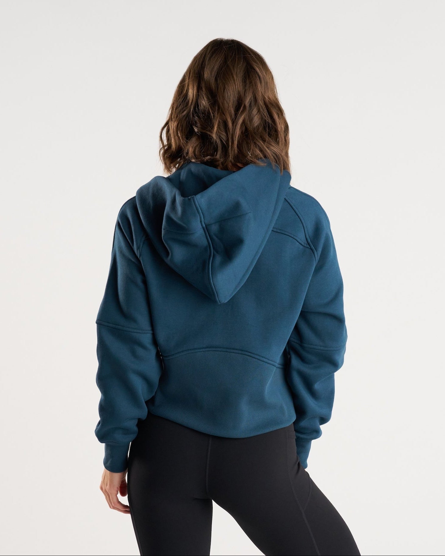 Nova Half Zip Hoodie "Cross" - Midnight Navy