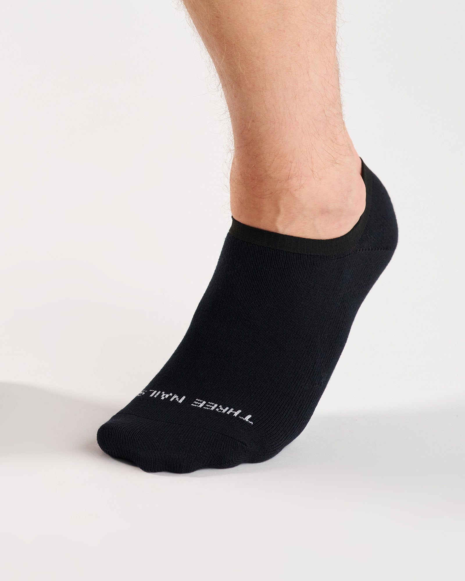 Essential No-Show Socks (3 Pack) - Black