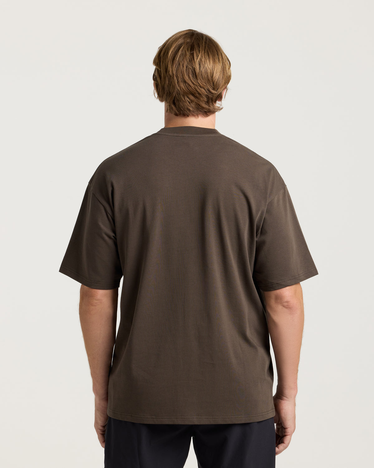 Heavyweight Cotton Oversized Tee - Burnt Olive