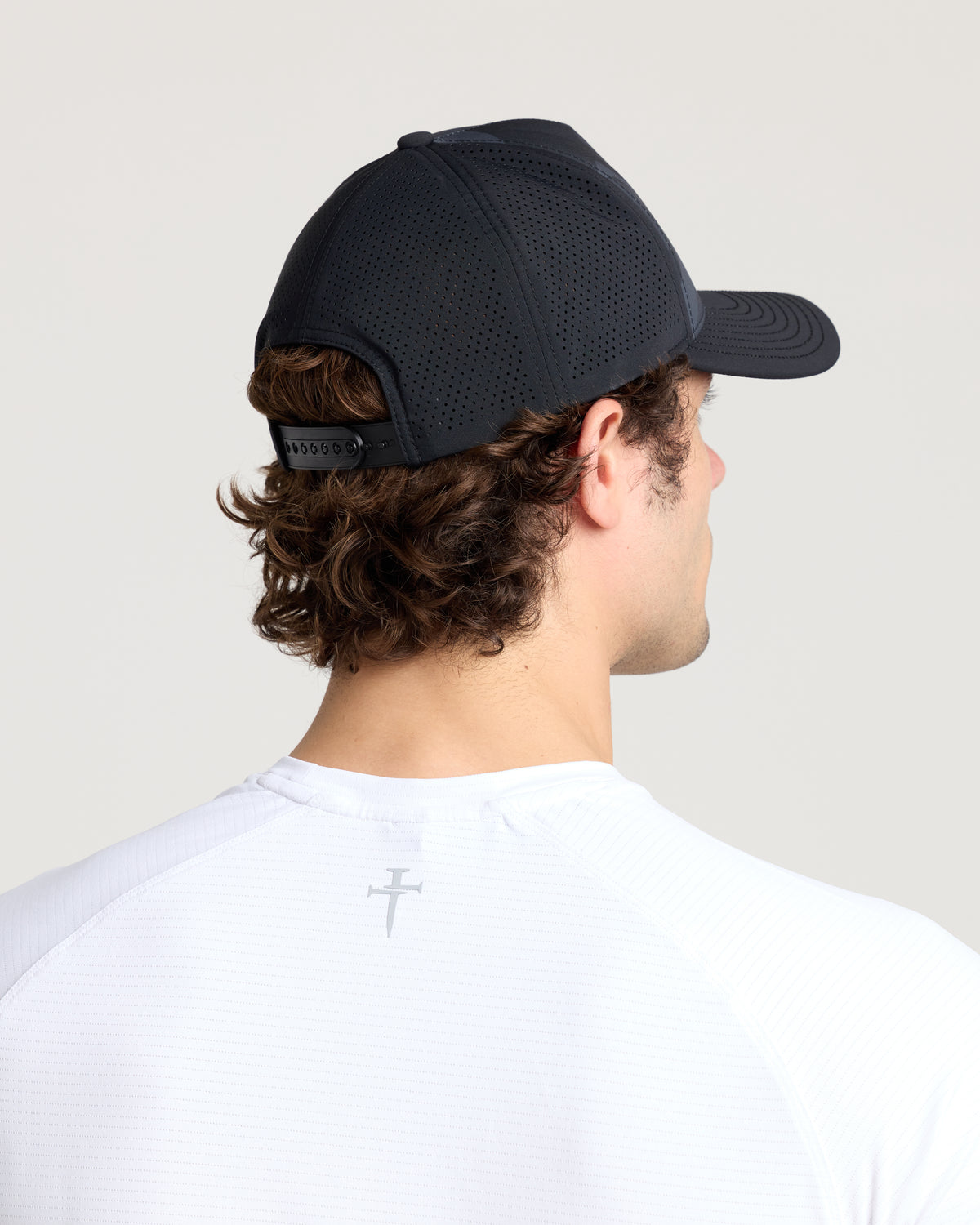 Perforated Hat - Black Camo