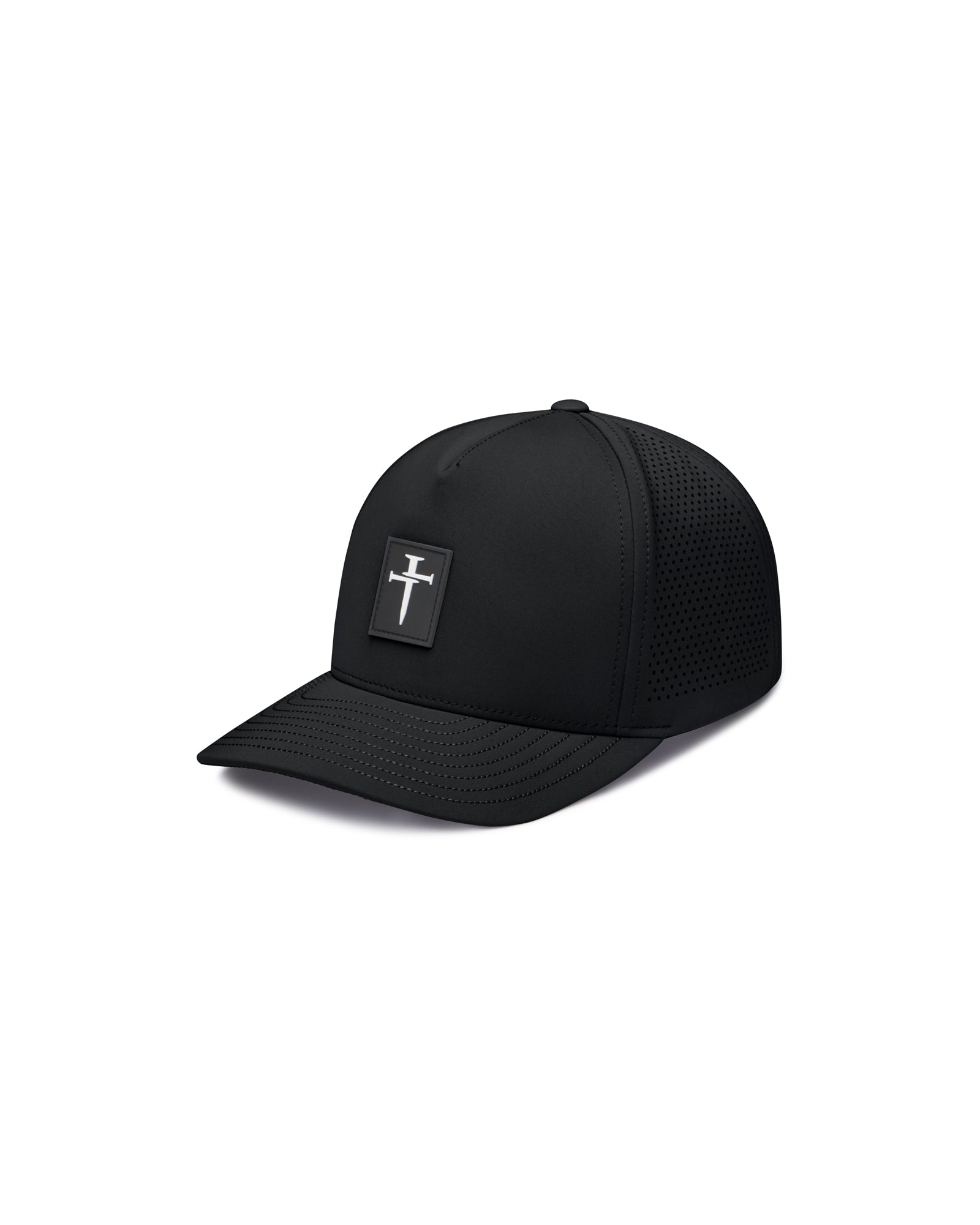 Perforated Hat - Black