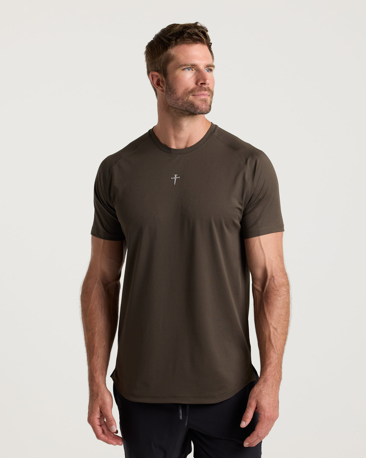 Pro-Tech Tee "Cross" - Burnt Olive