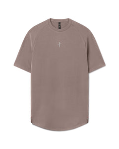 Pro-Tech Cotton Tee - Deep Taupe