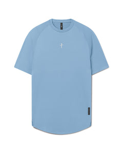 Pro-Tech Tee "Cross" - Sky Blue