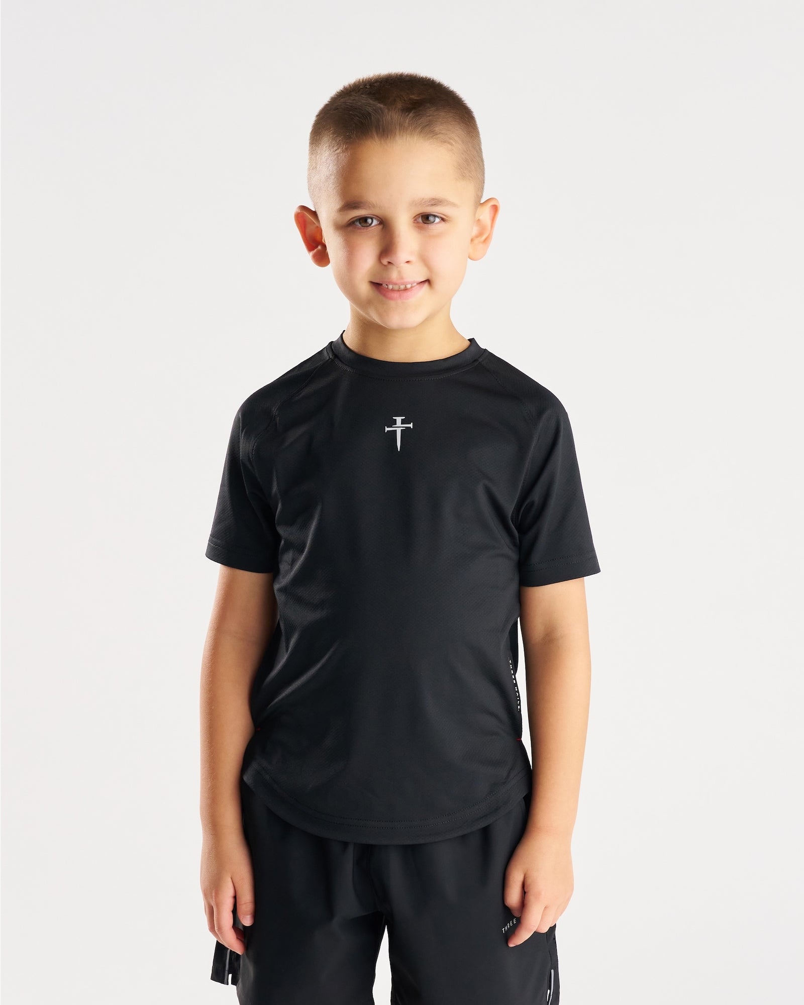 Youth Pro-Tech Tee "Cross" - Black