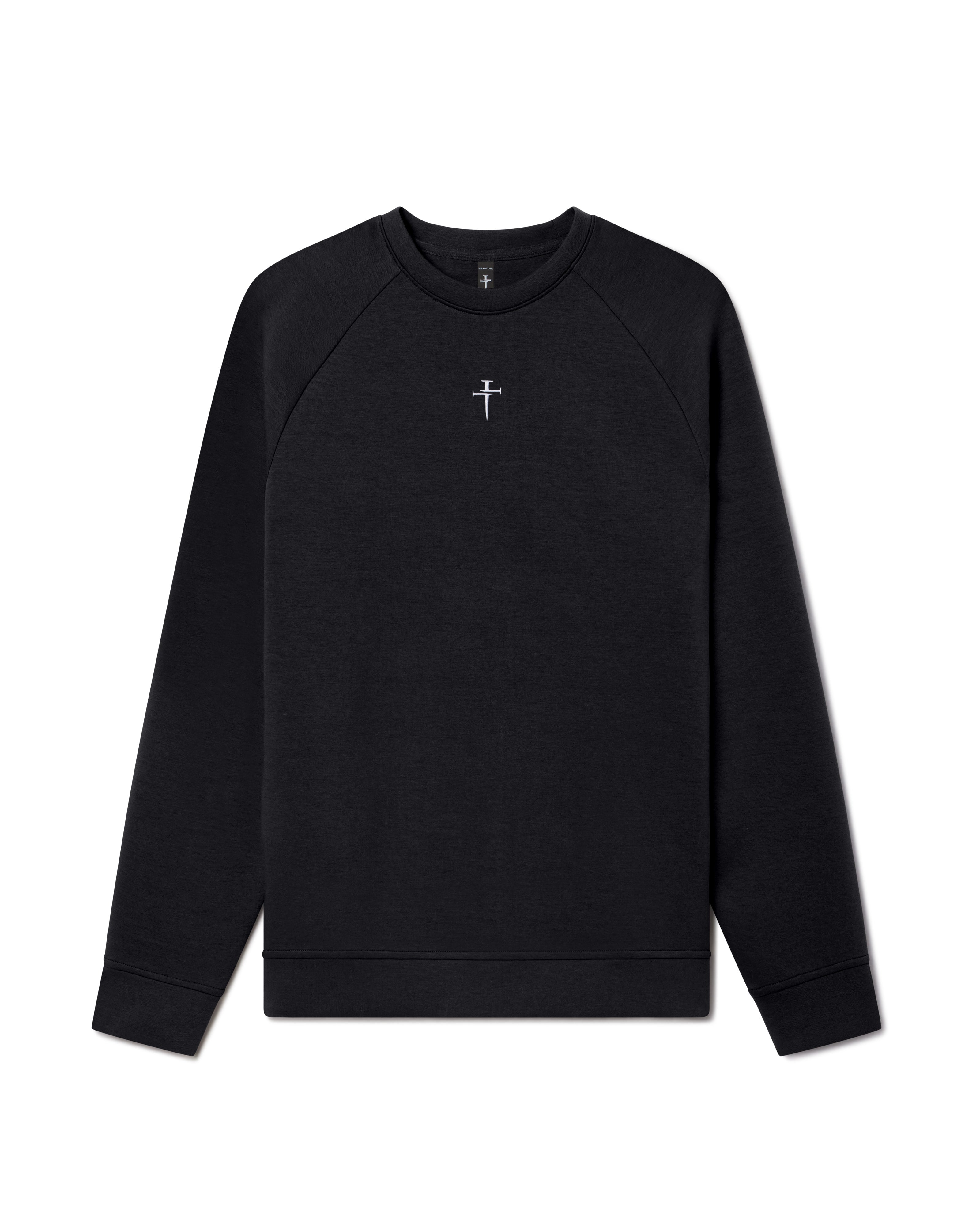 Raglan Crewneck - Black