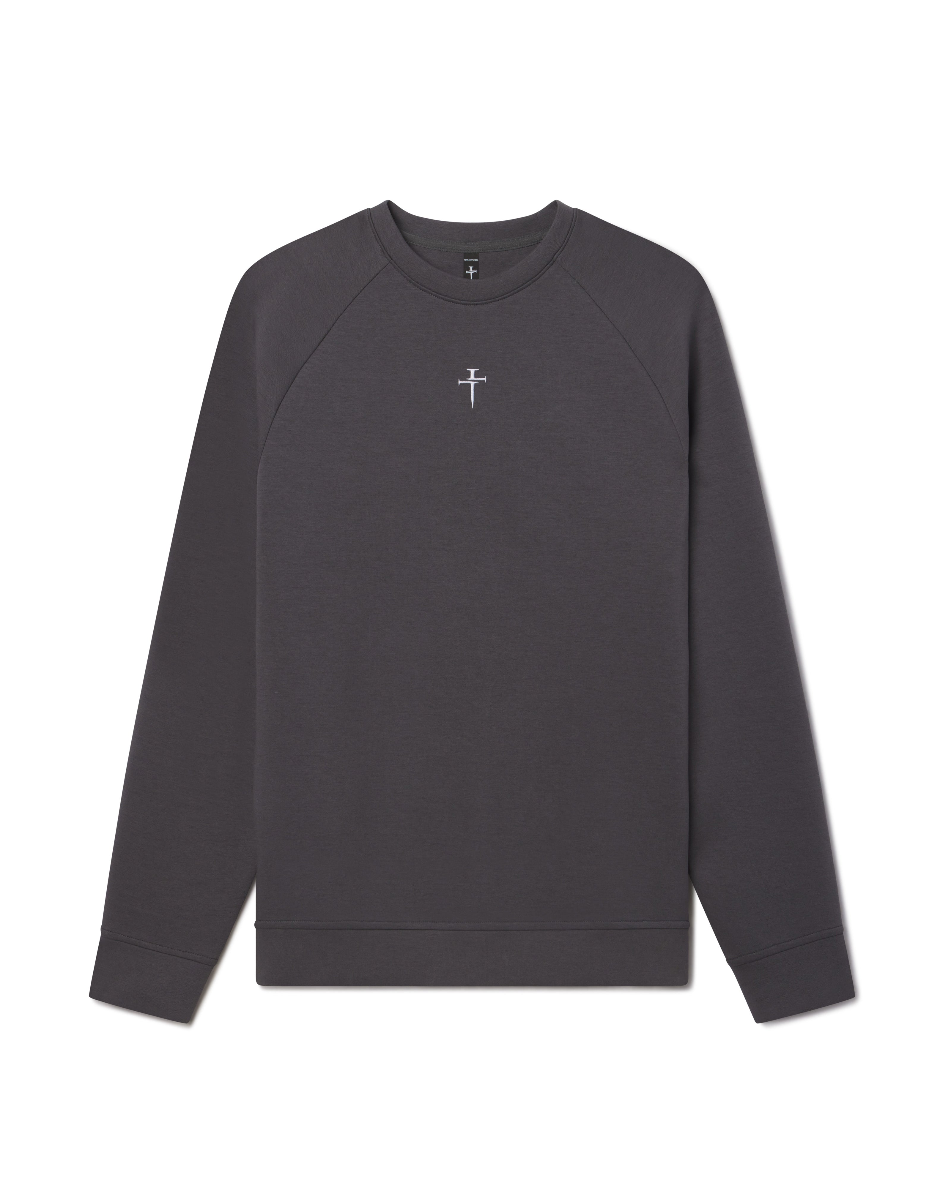 【定価19,800円】OVERSIZED RAGLAN CREWNECK TOP Raglan Crewneck - Space Grey