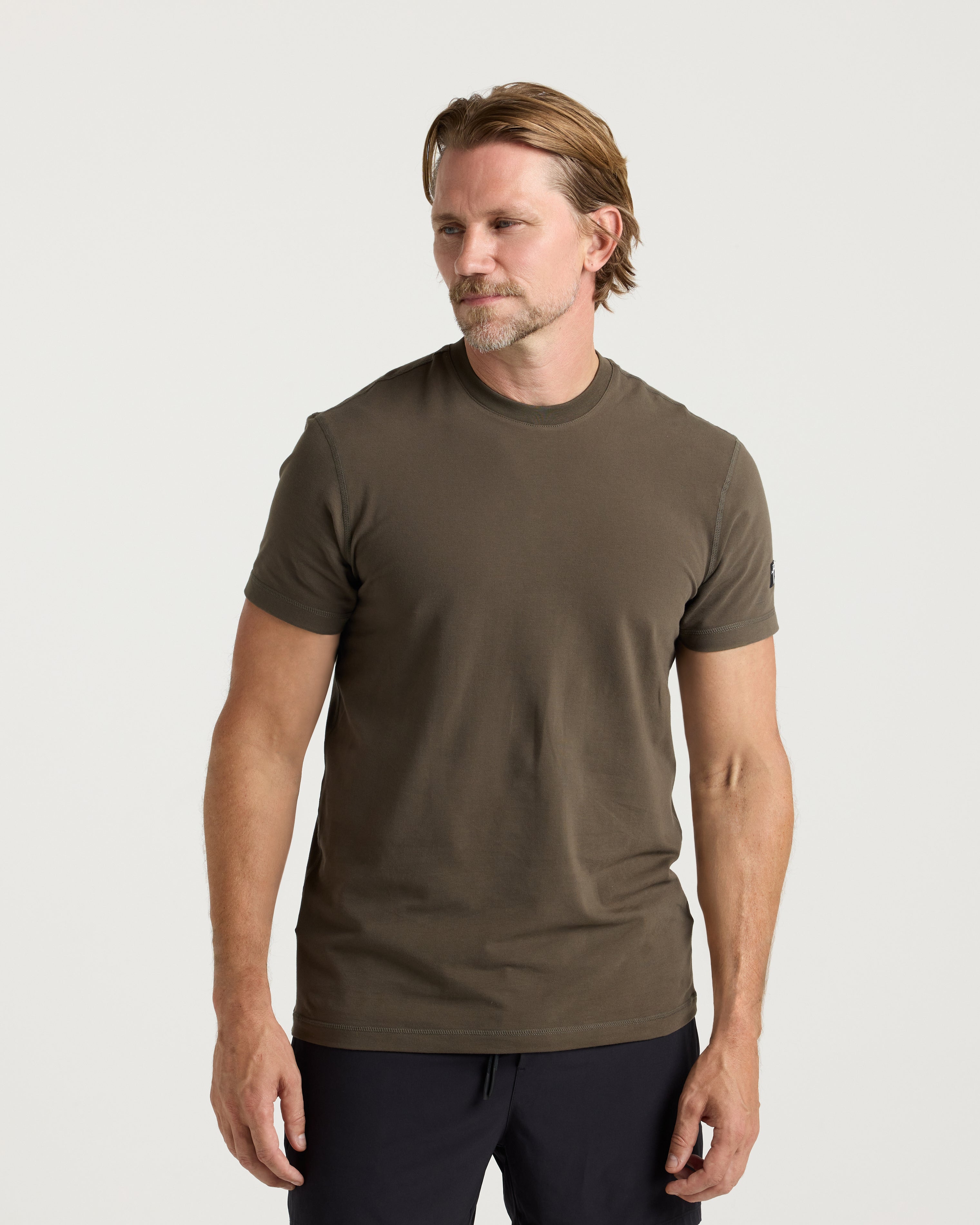 Supima® Cotton Tee - Burnt Olive
