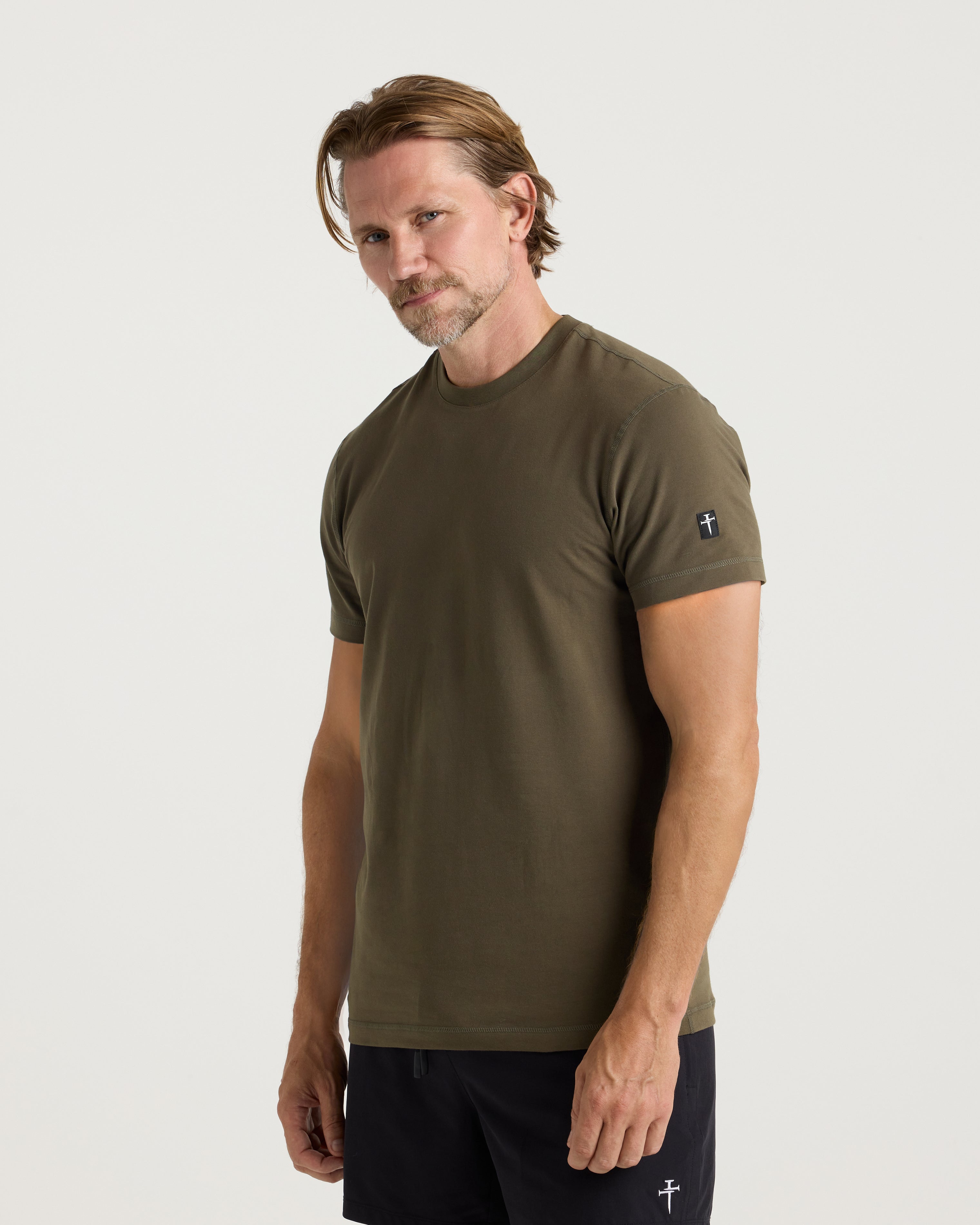 Supima® Cotton Tee - Sage
