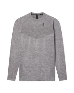 Seamless Long Sleeve - Grey Marl