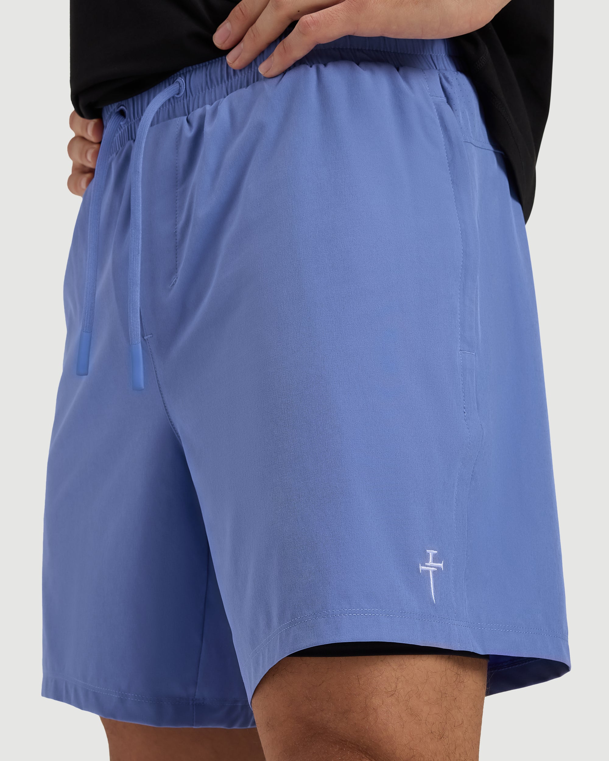 Coastal Liner 7" Short - Serene Blue