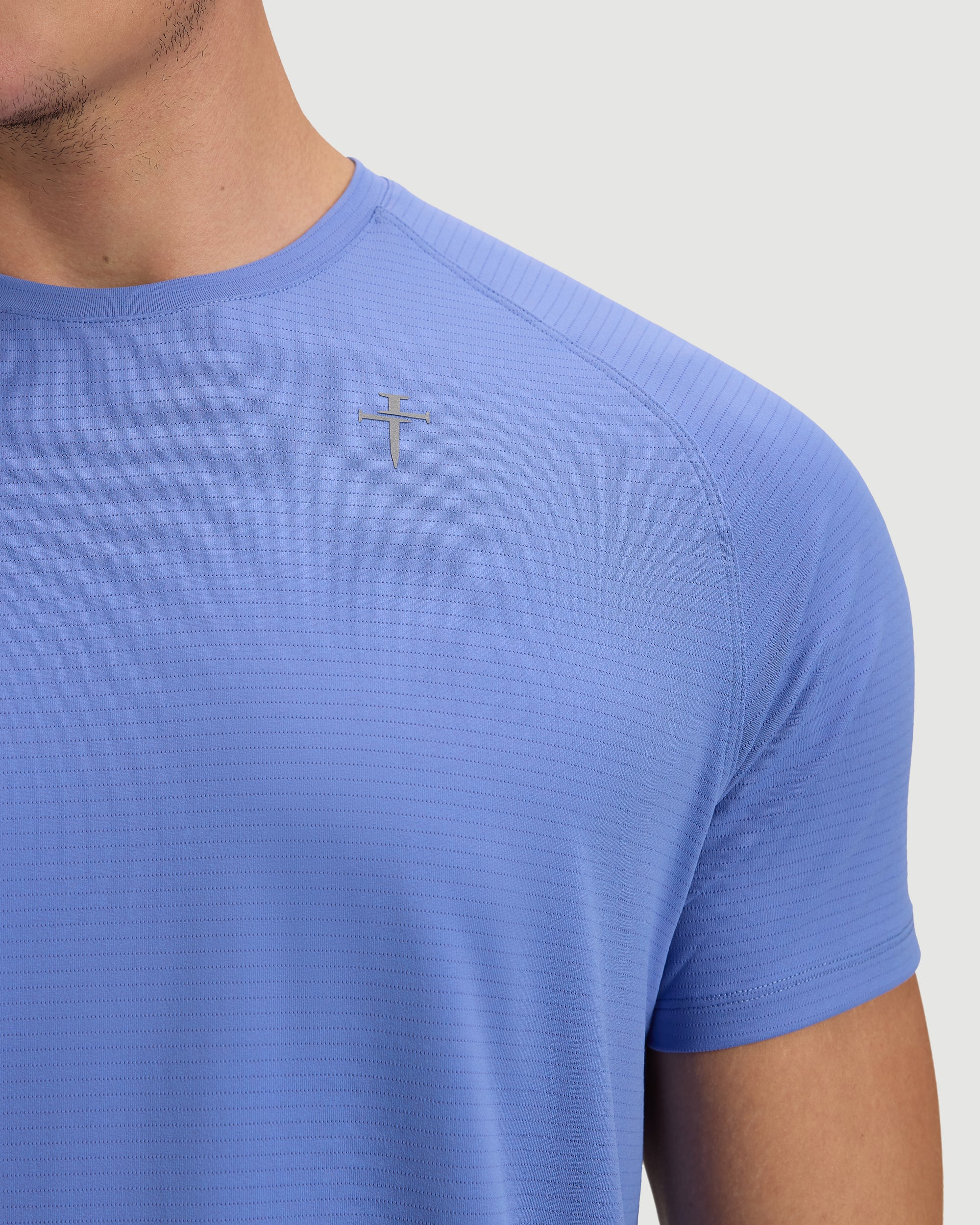 Aion-Lite™ Tee "Cross" - Serene Blue