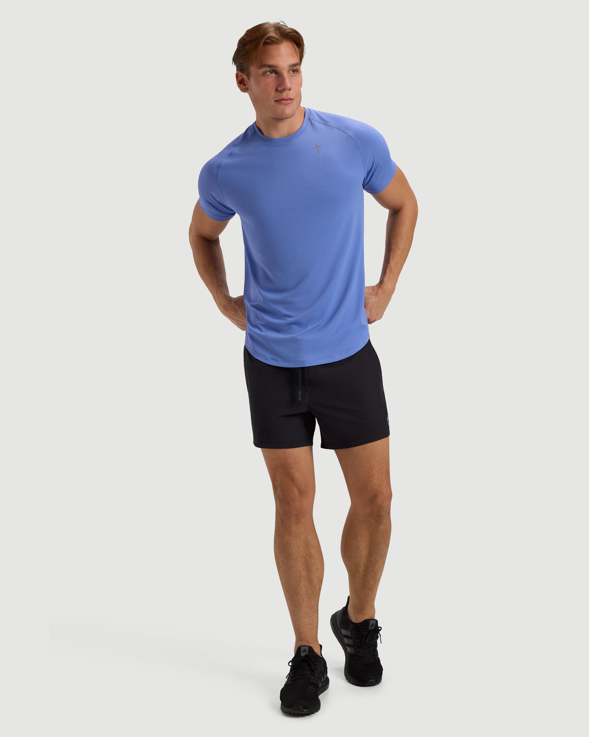 Aion-Lite™ Tee "Cross" - Serene Blue
