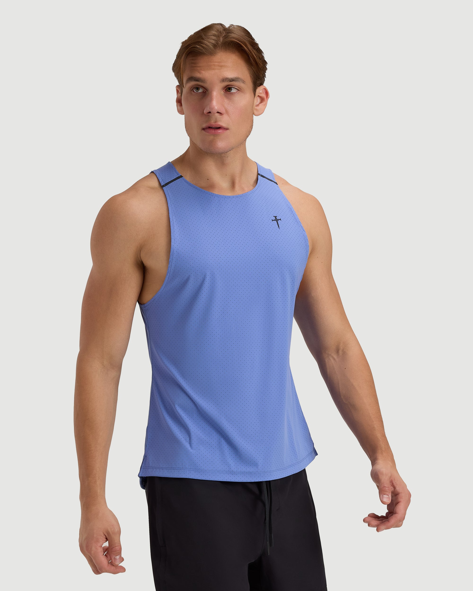 Laser Perforated Tank - Serene Blue