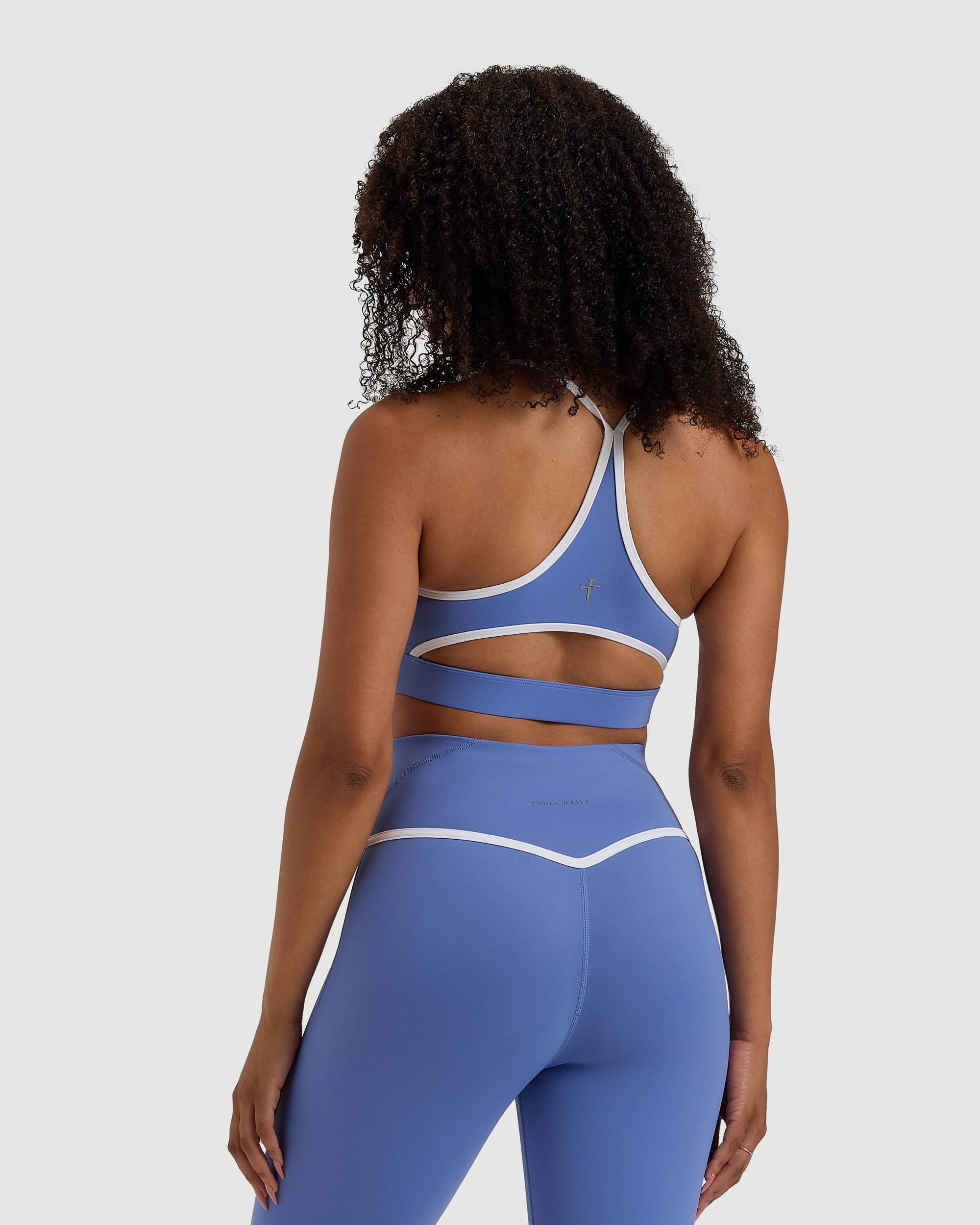 Endura-Train™ Contrast Sports Bra - Serene Blue