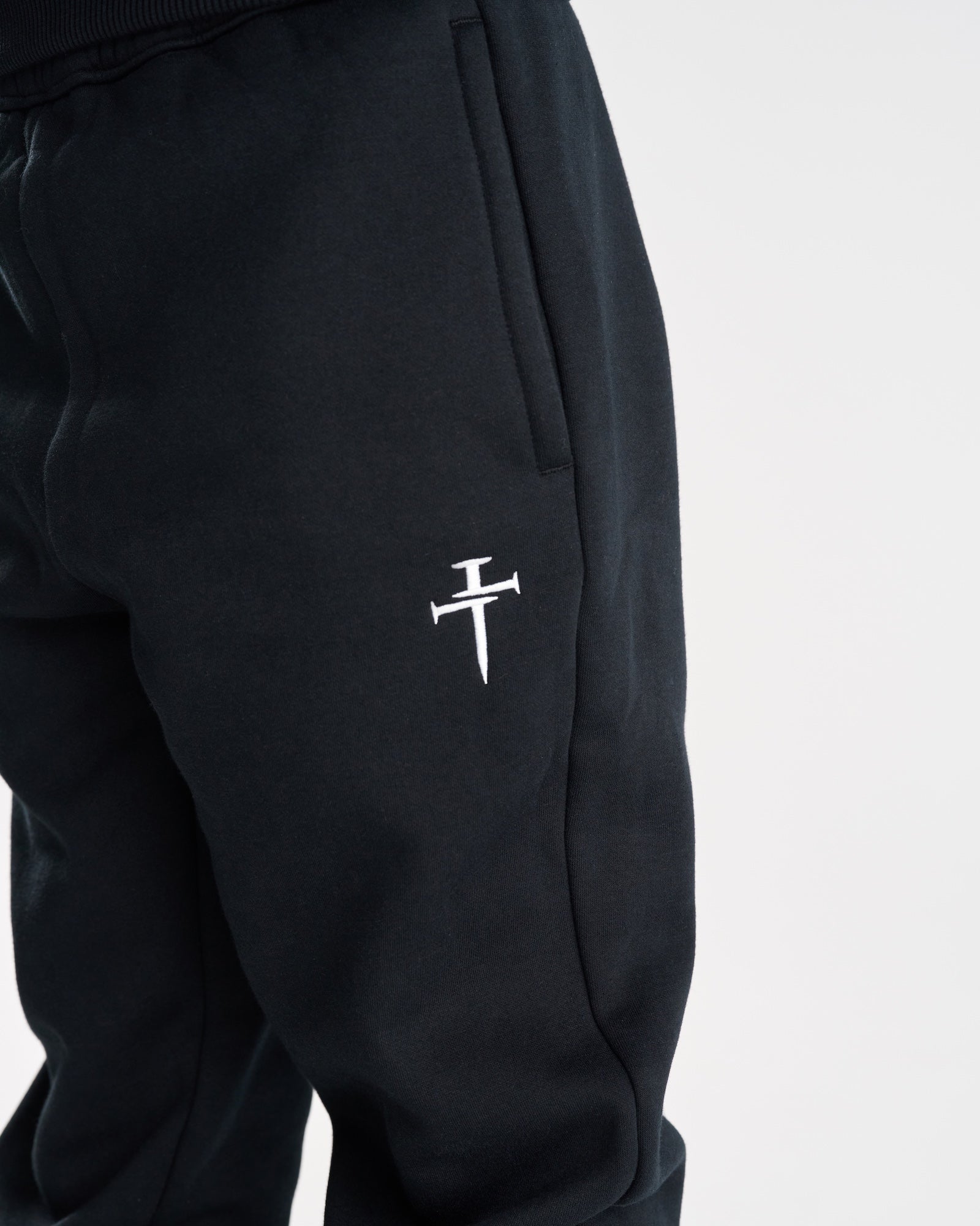 Youth Signature Fleece Sweatpants - Black
