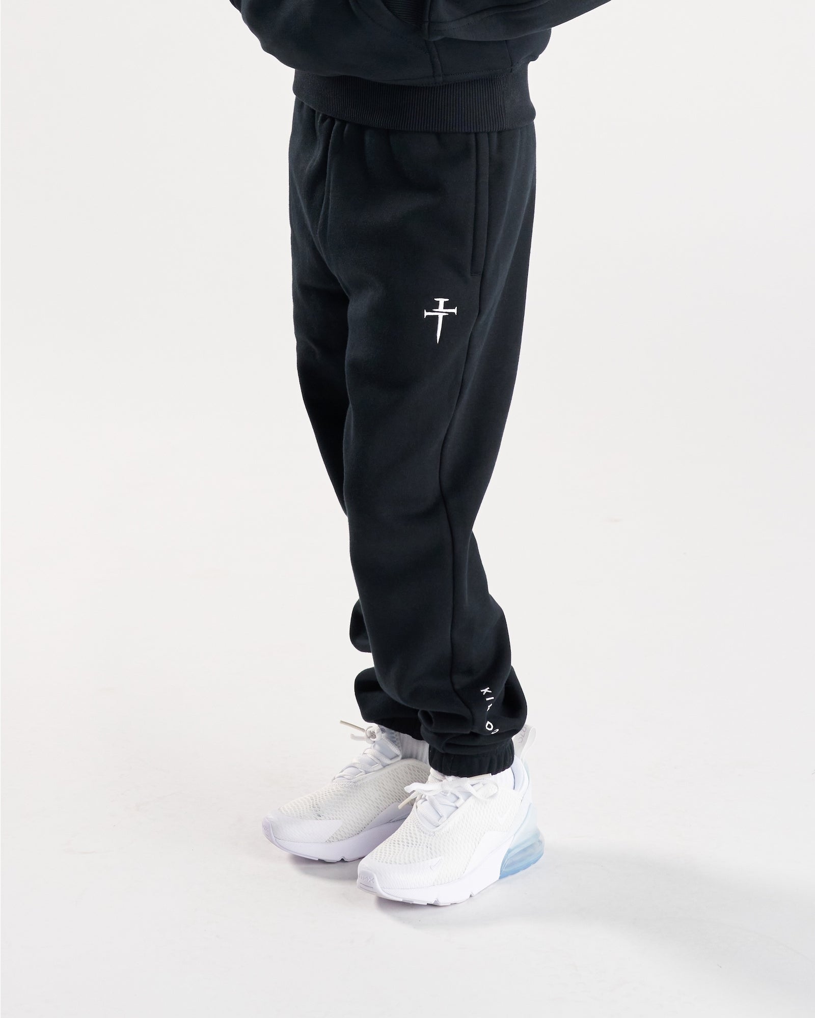 Youth Signature Fleece Sweatpants - Black