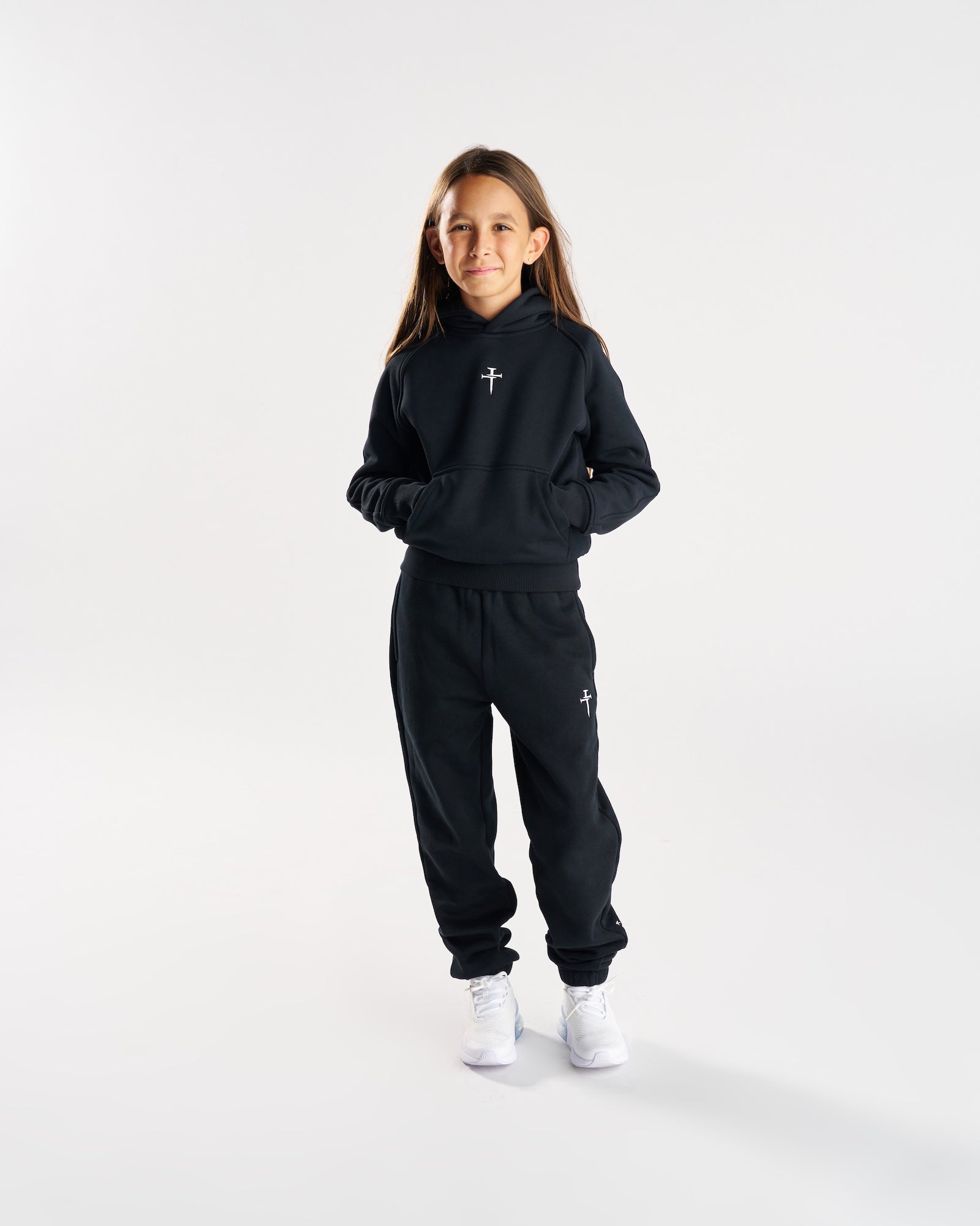 Youth Signature Fleece Sweatpants - Black