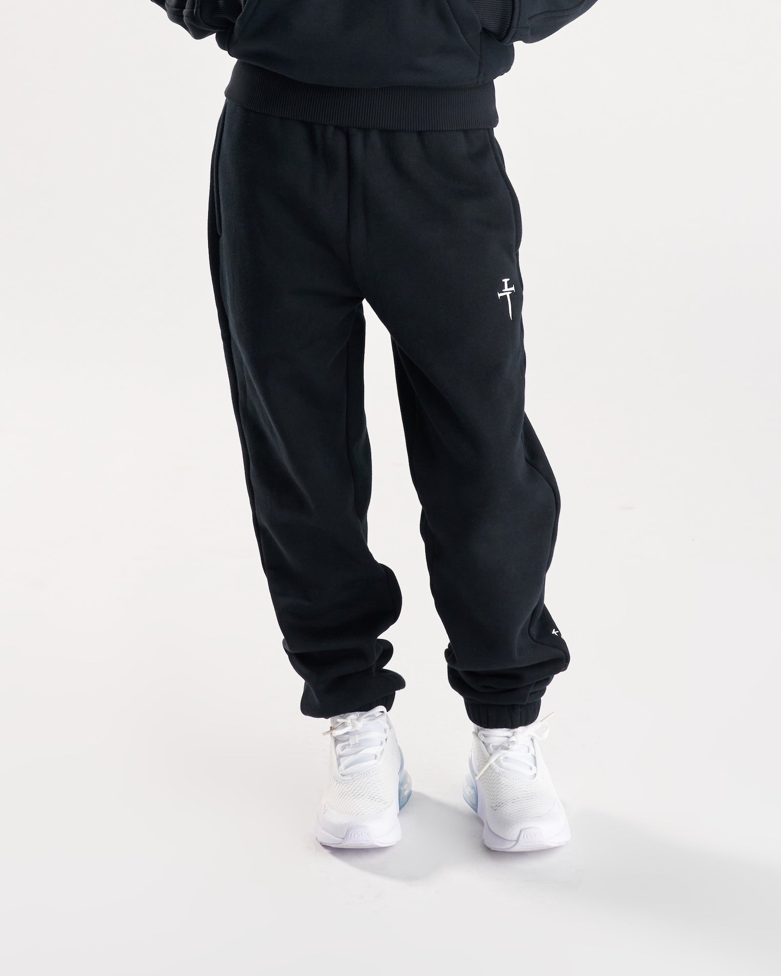 Youth Signature Fleece Sweatpants - Black