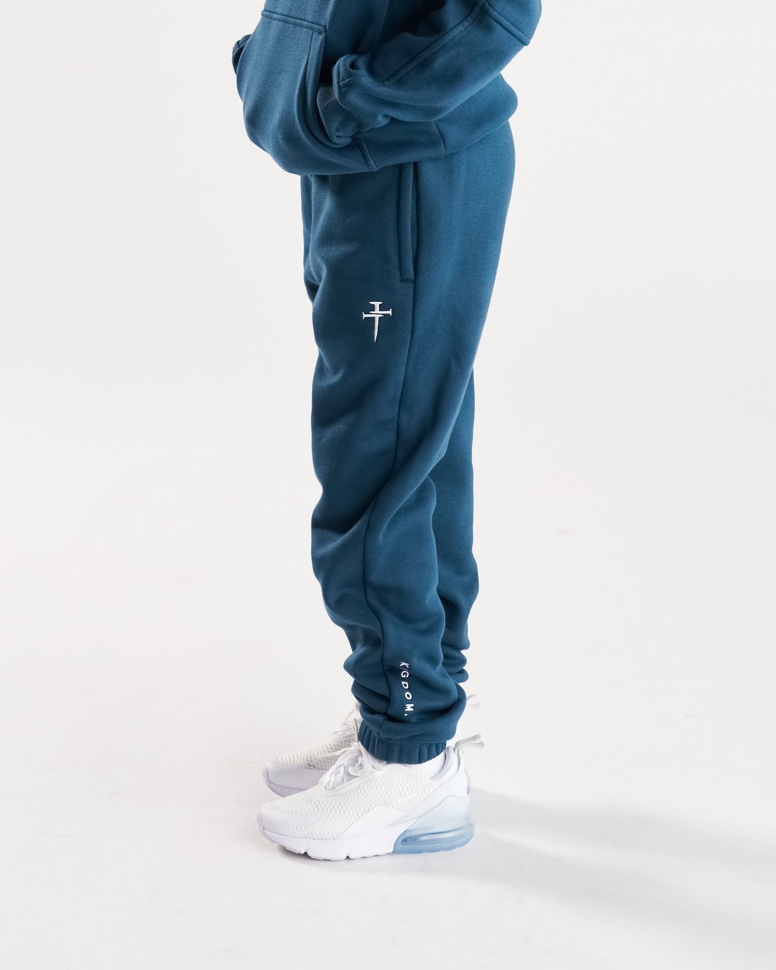 Youth Signature Fleece Sweatpants - Midnight Navy