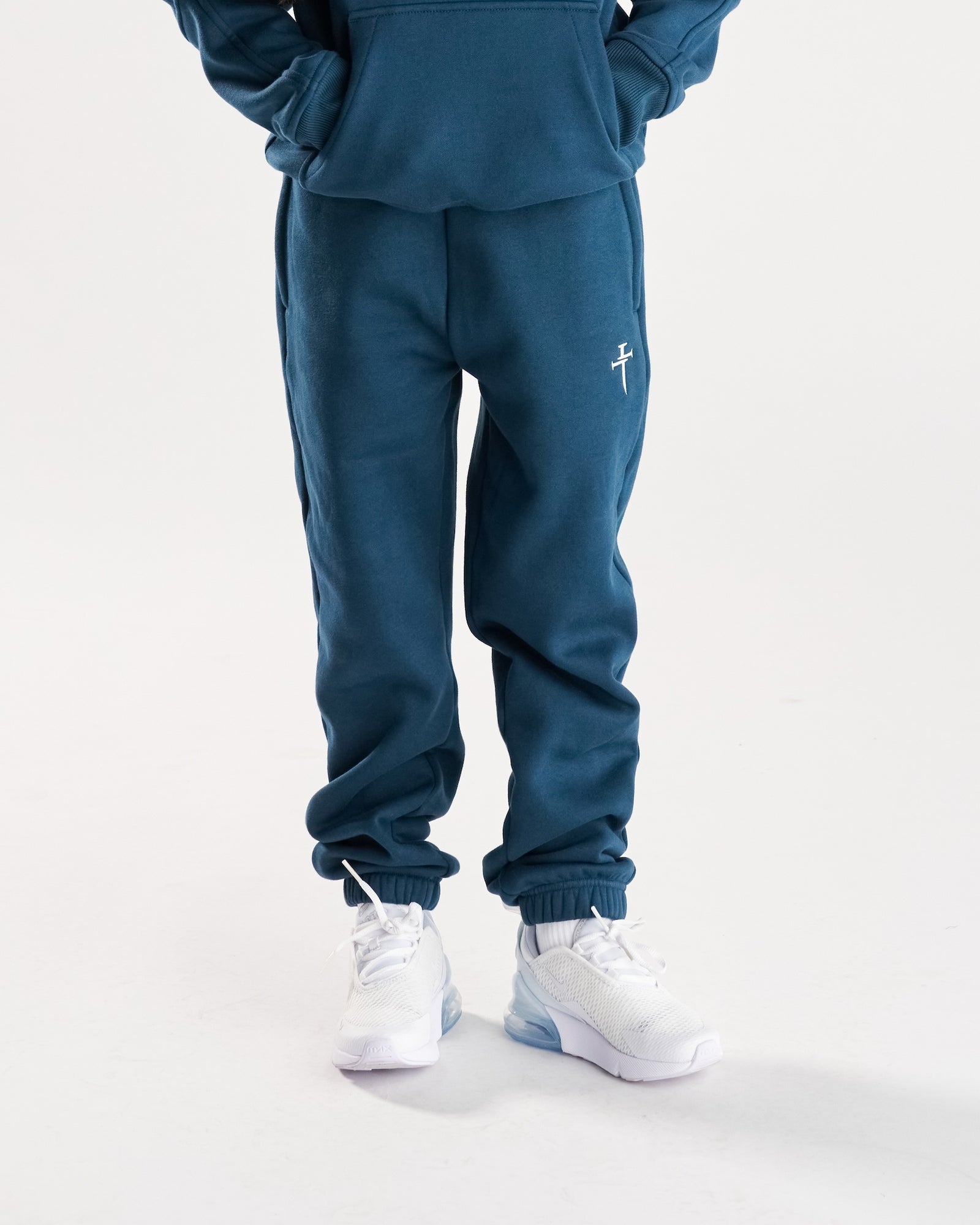 Youth Signature Fleece Sweatpants - Midnight Navy