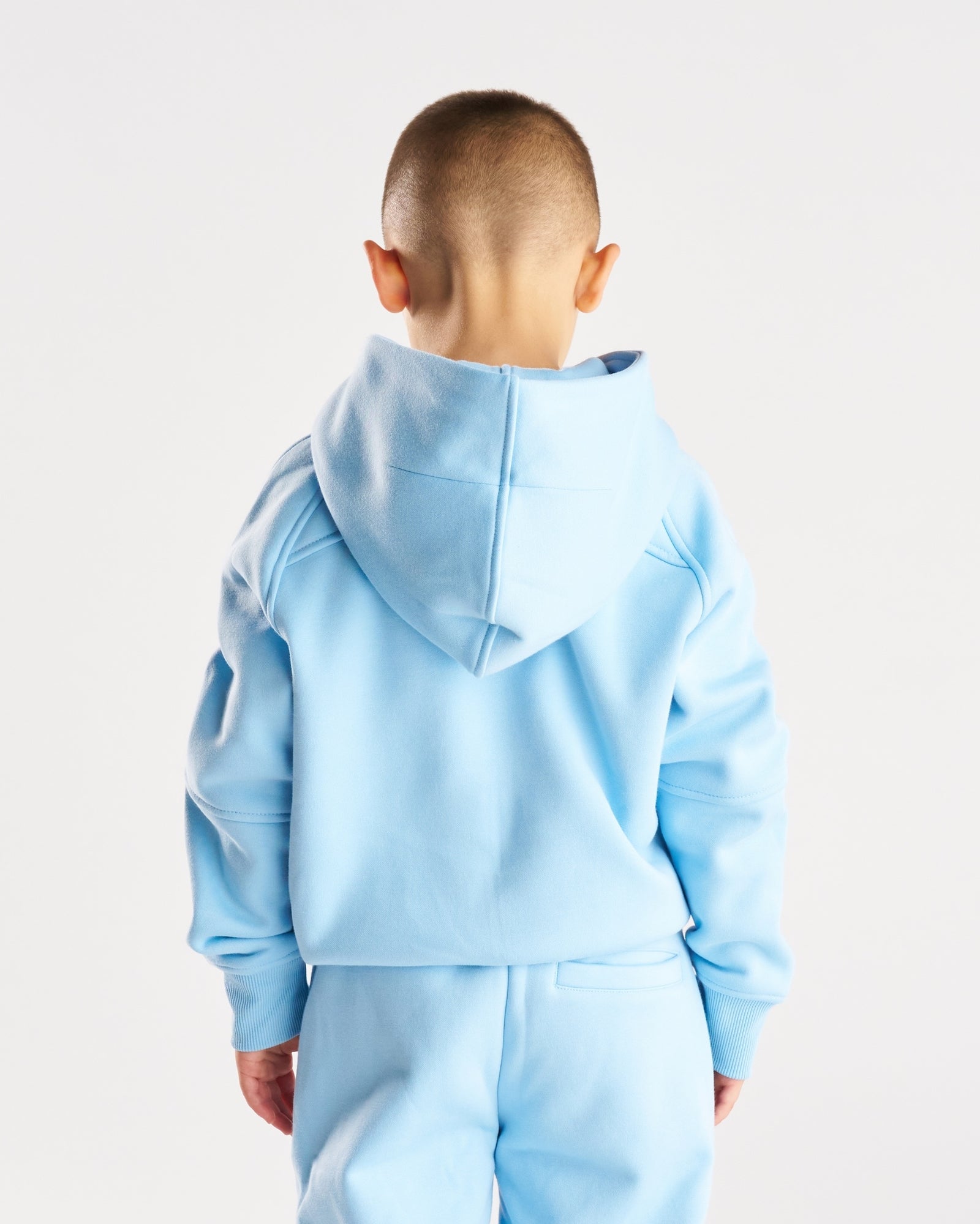 Youth Signature Fleece Hoodie - Sky Blue