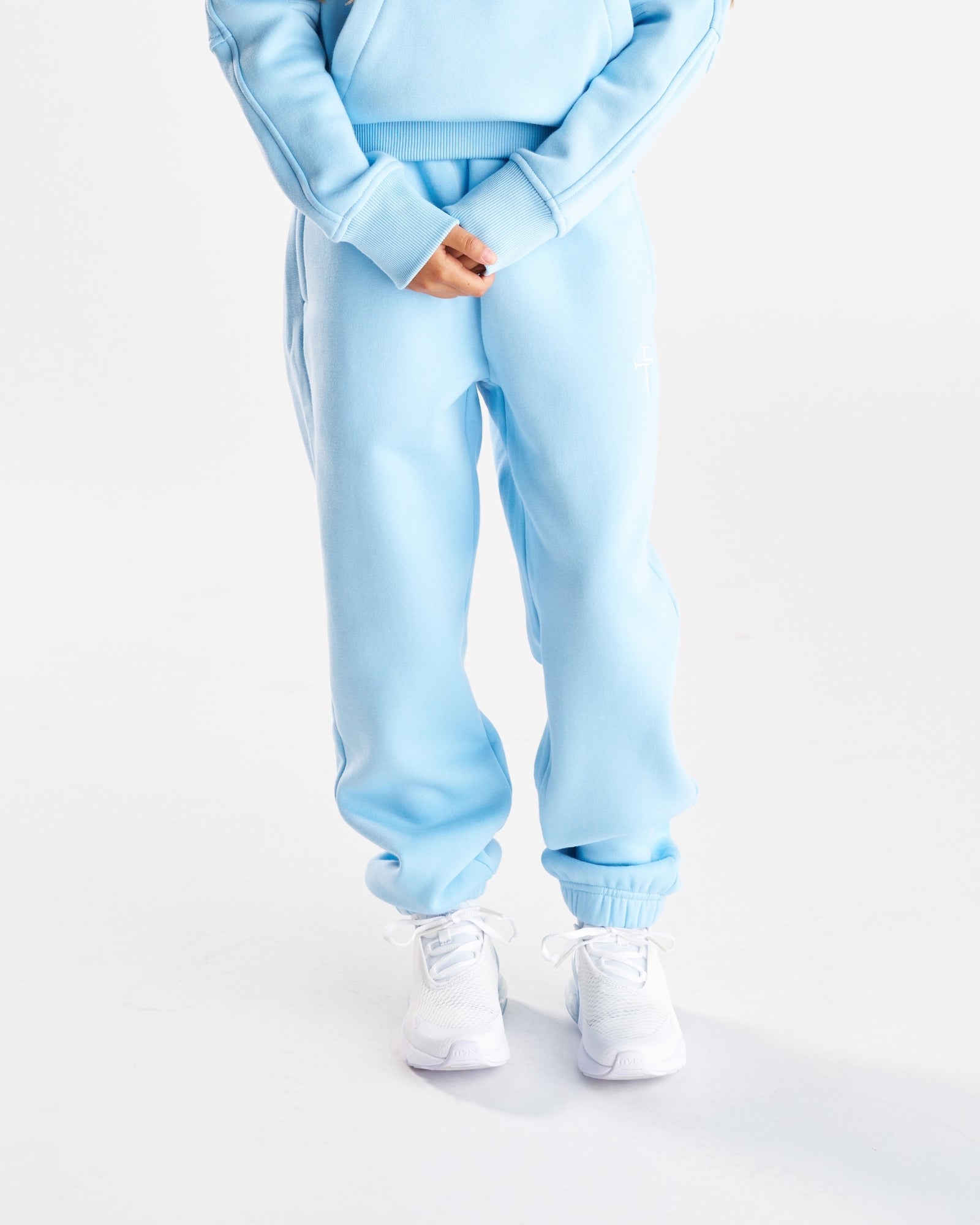 Youth Signature Fleece Sweatpants - Sky Blue