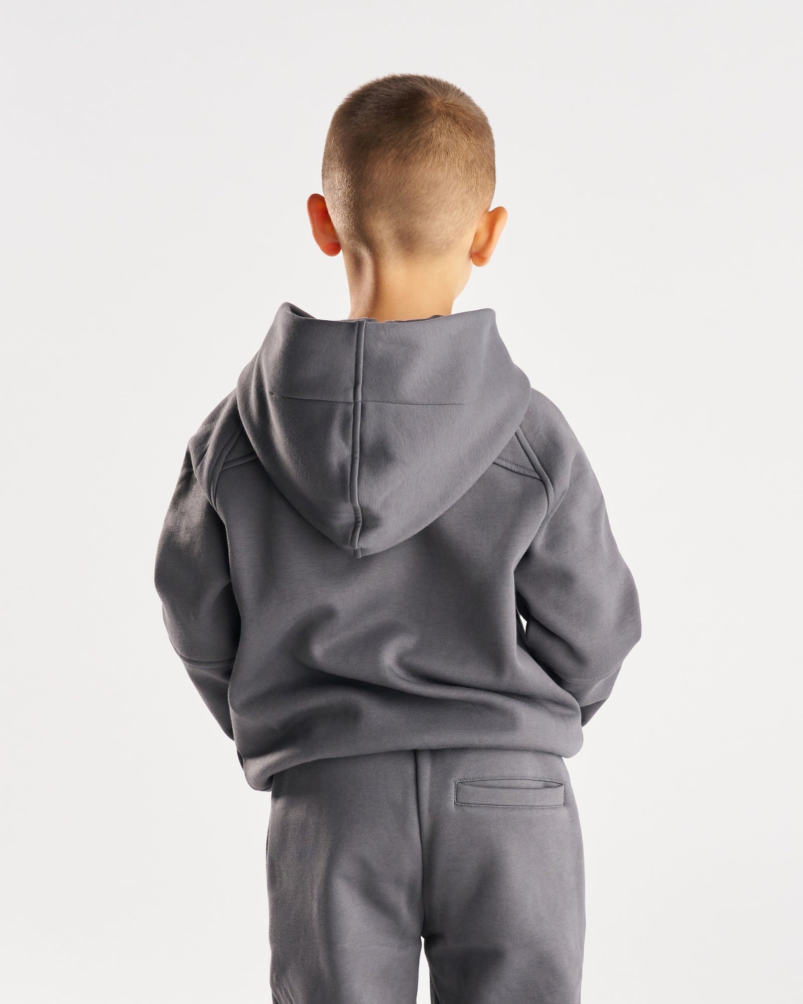 Youth Signature Fleece Hoodie - Space Grey