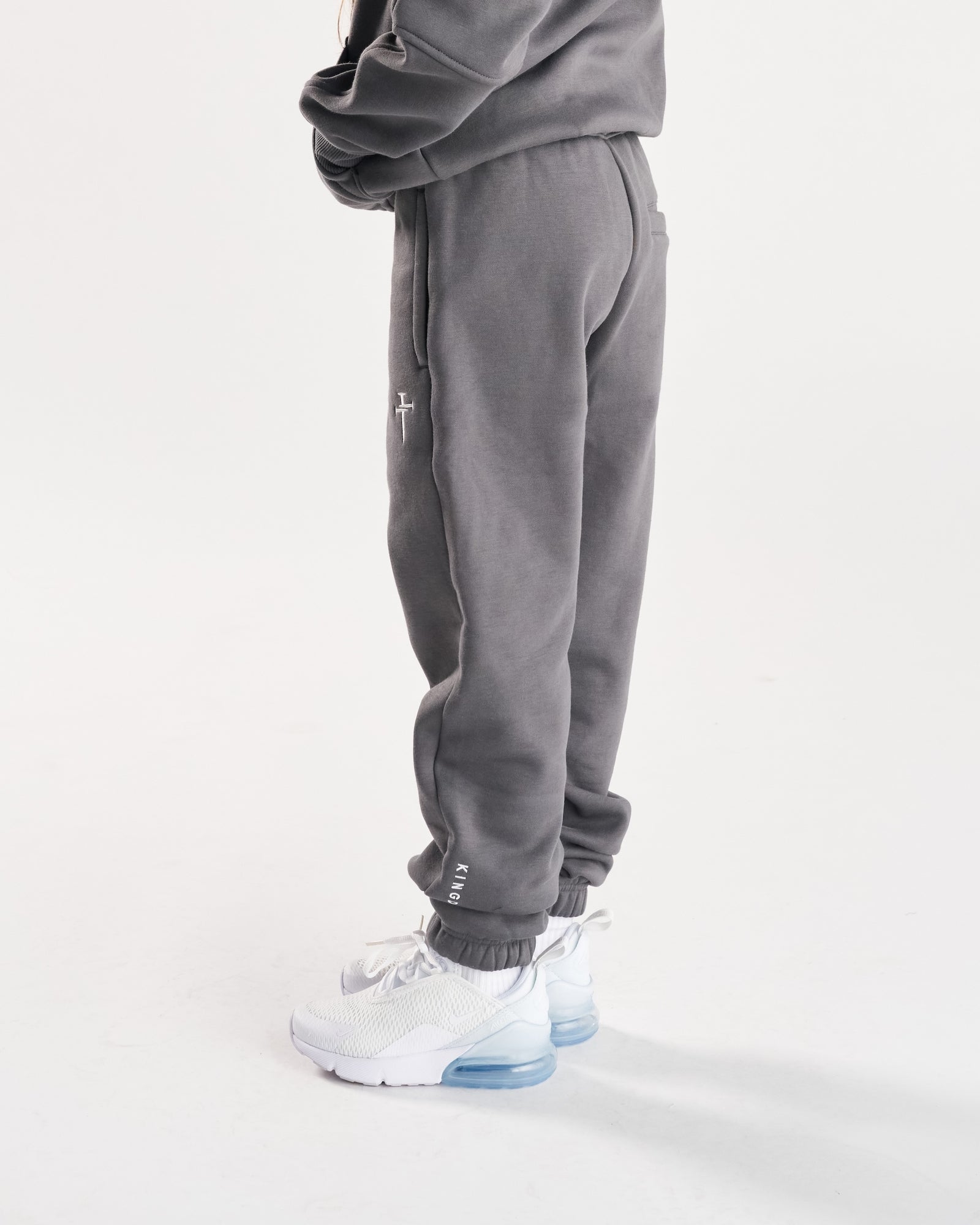 Youth Signature Fleece Sweatpants - Space Grey